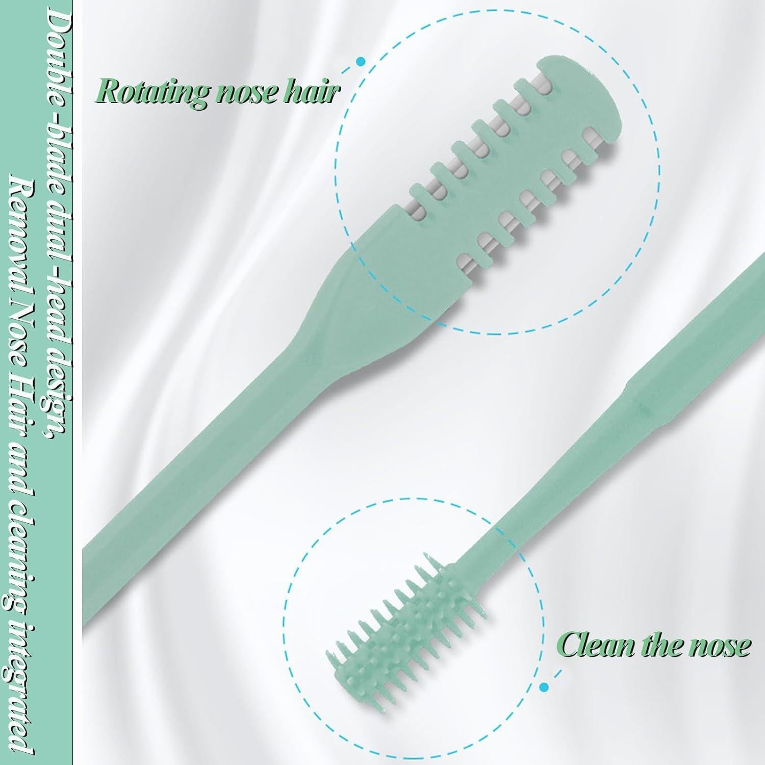 Cortador de Vello Nasal Manual Yeezyxling - Doble Cara, 360°