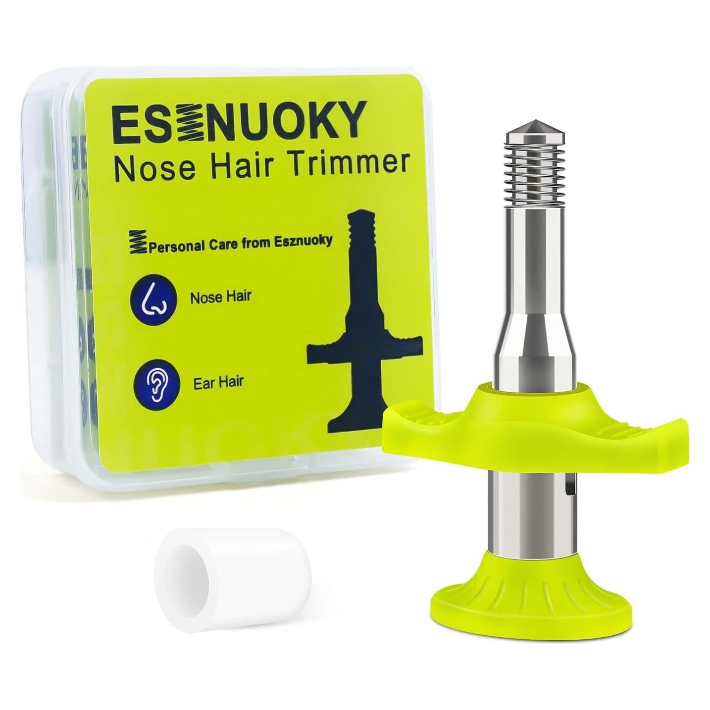 Eliminador de Vello Nasal y Auricular Esznuoky Manual Verde