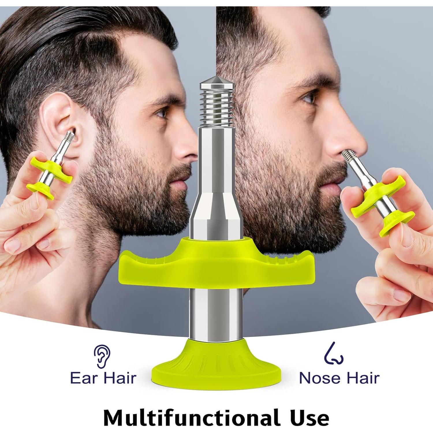 Eliminador de Vello Nasal y Auricular Esznuoky Manual Verde