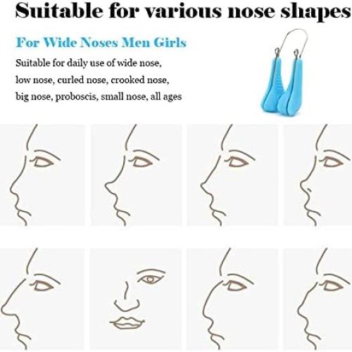 Clip Elevador de Nariz Jieri - Corrector de Nariz de Silicona 6x2cm