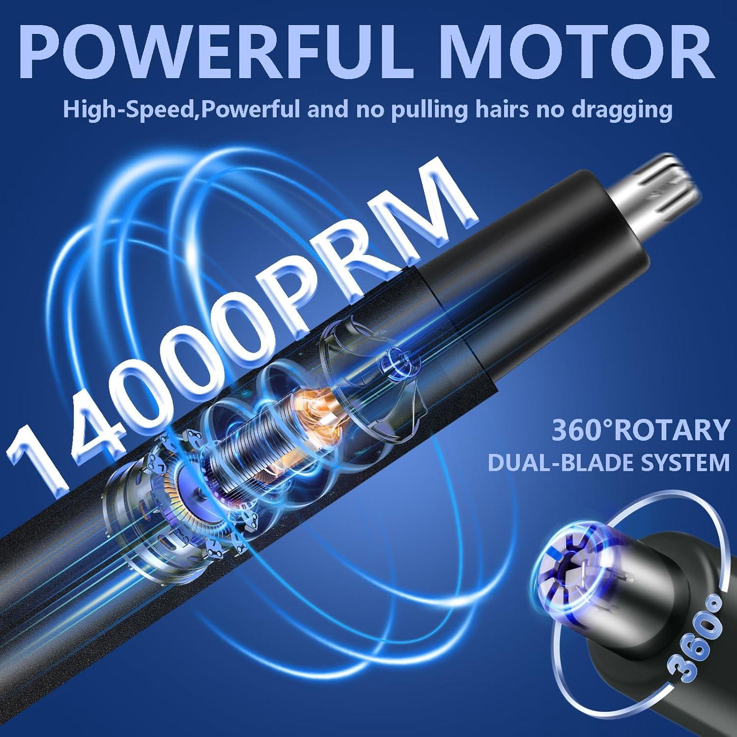 Recortador de Vello Nasal y Auricular DUST2OASIS 7-en-1