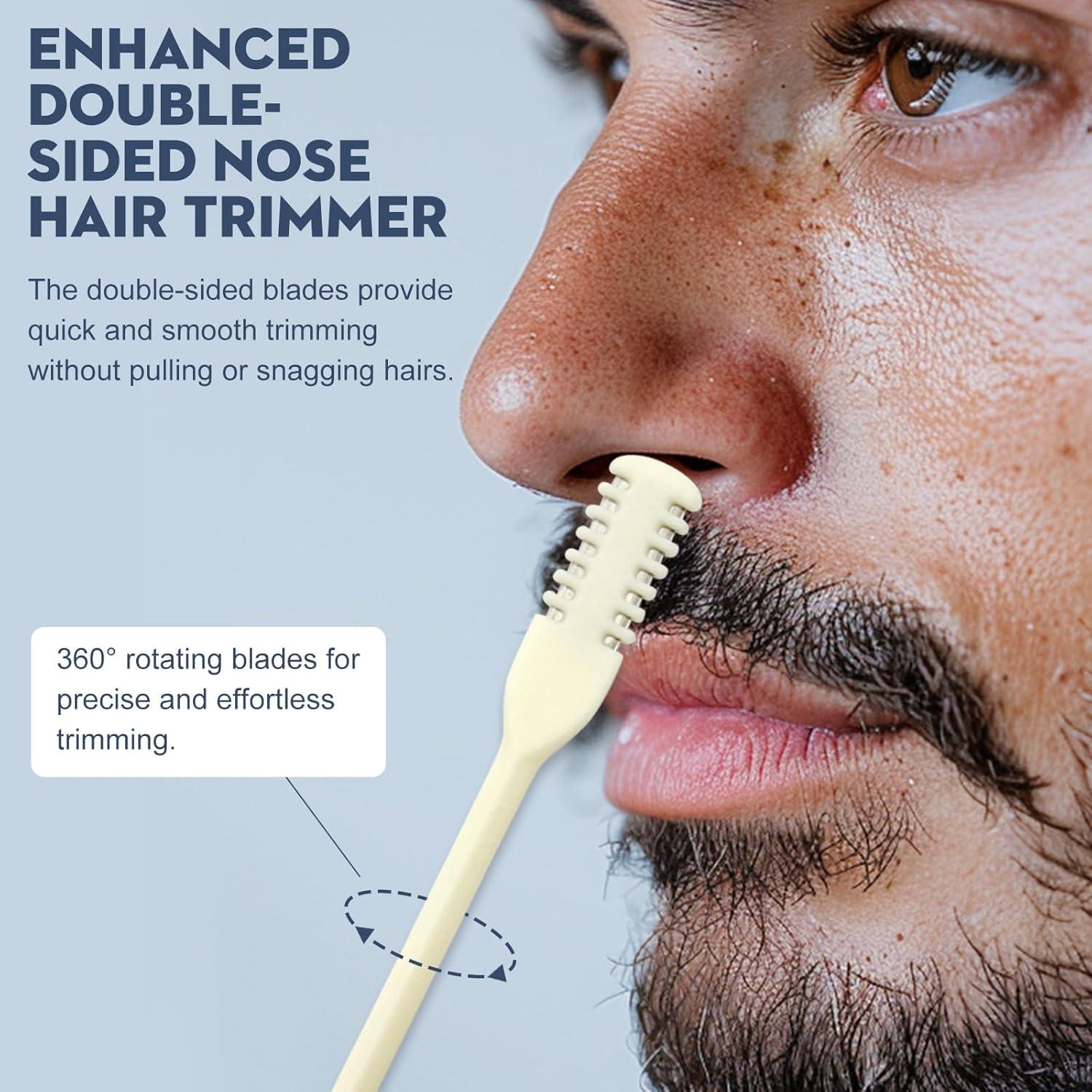 Cortador de Vello Nasal Manual Zoolinn 2 en 1 Acero Inoxidable