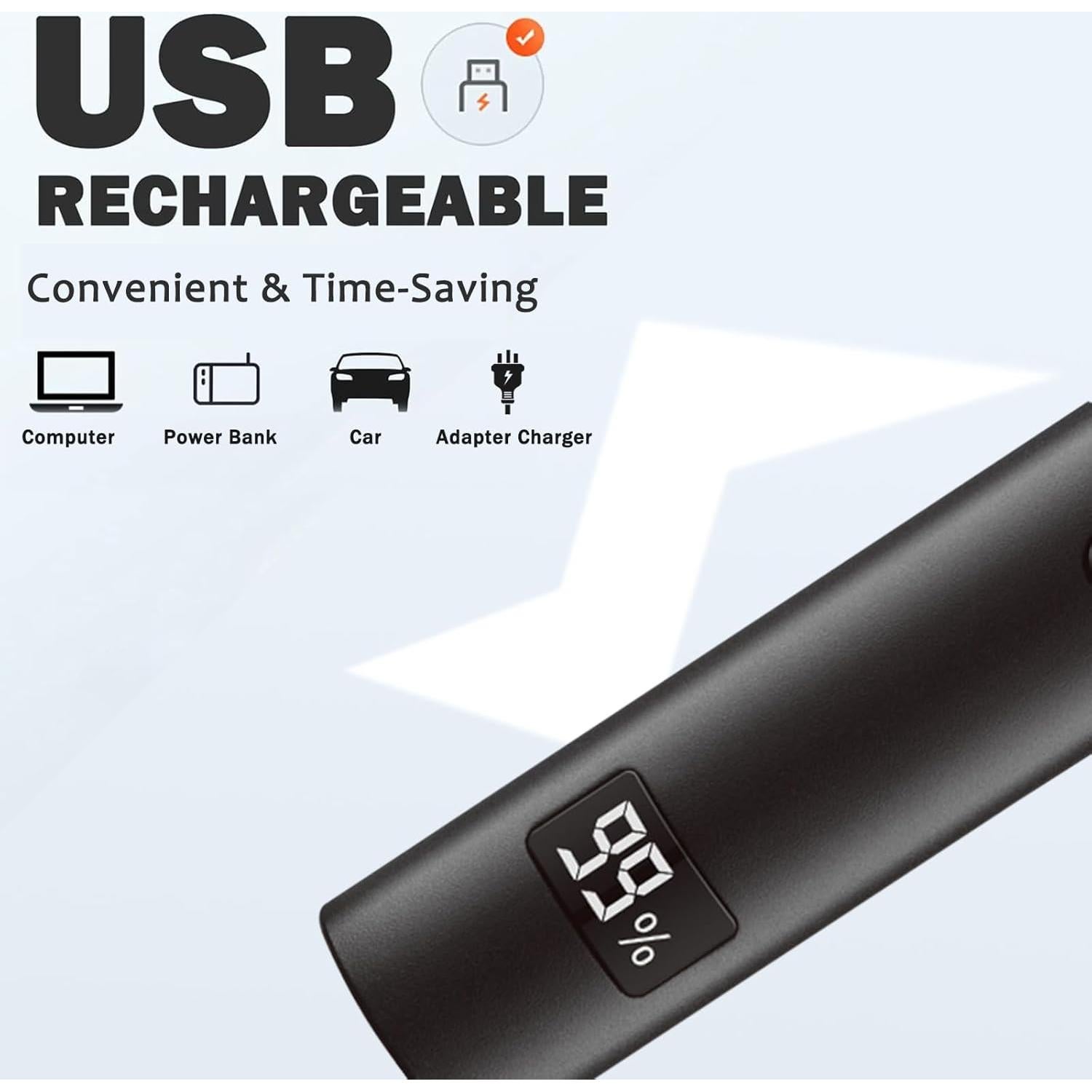 Recortador de Vello Nasal y Facial Laikme 3 en 1 Recargable