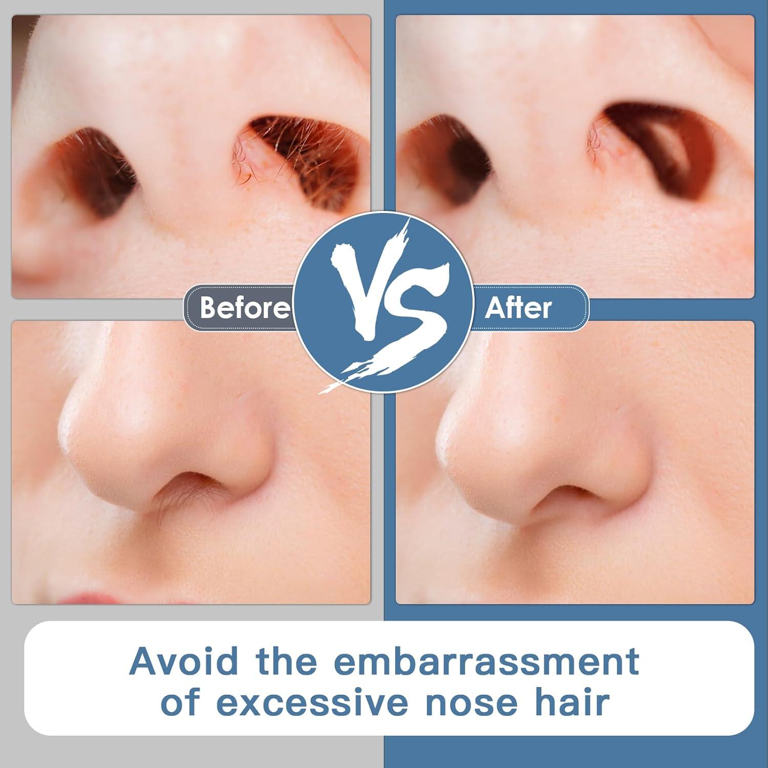 Cortador de Vello Nasal 2-en-1 Andibro Manual 9.3 cm