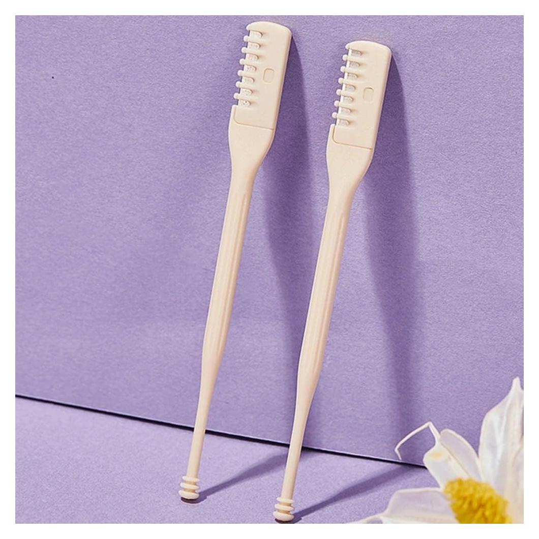 Juego de 2 Cortadores Manuales de Vello Facial Qintreesify