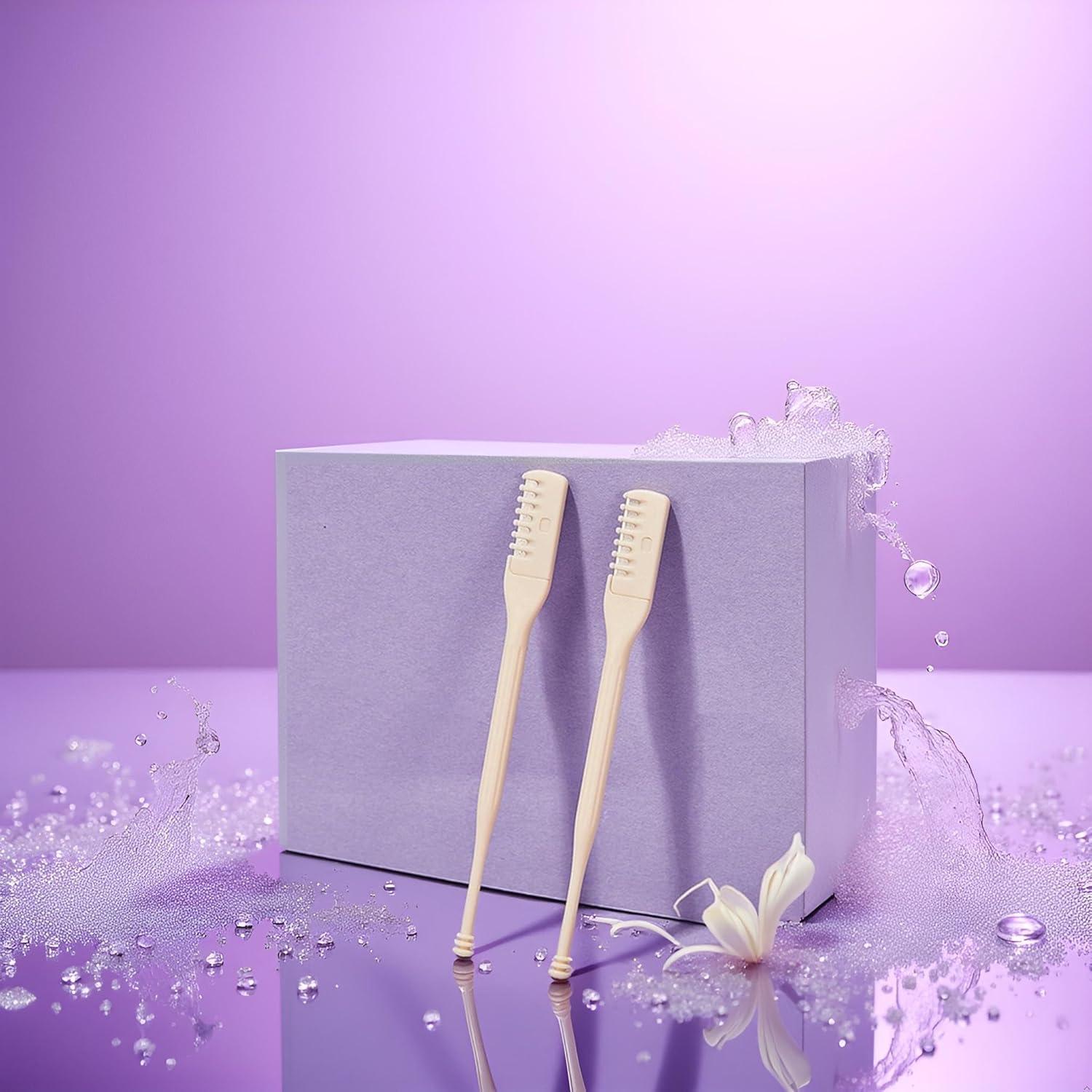 Juego de 2 Cortadores Manuales de Vello Facial Qintreesify