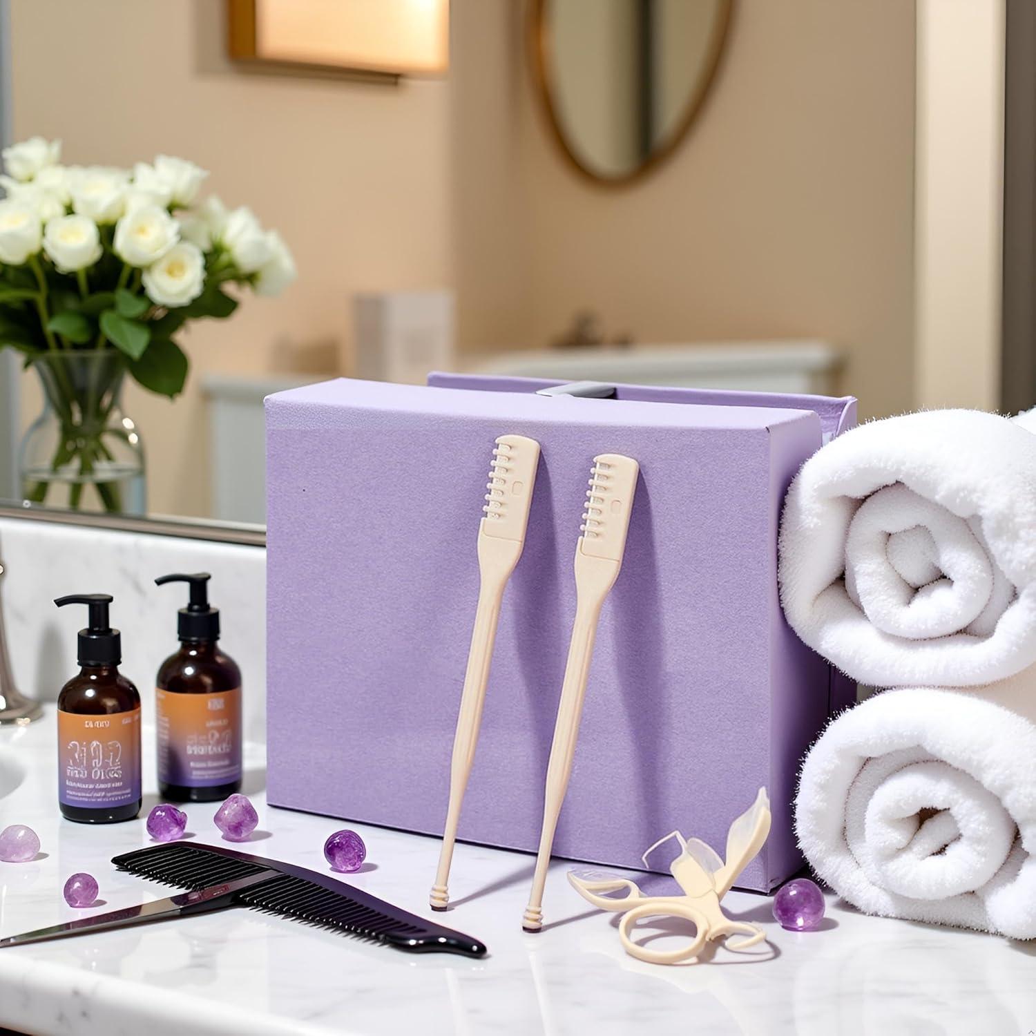 Juego de 2 Cortadores Manuales de Vello Facial Qintreesify