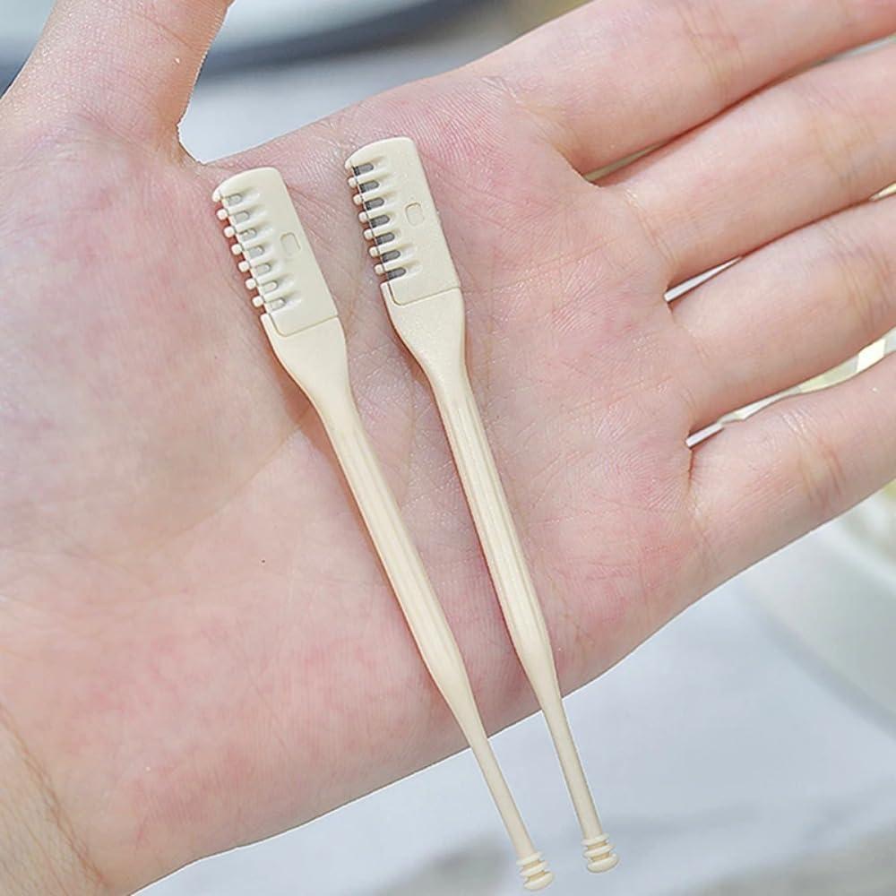 Juego de 2 Cortadores Manuales de Vello Facial Qintreesify