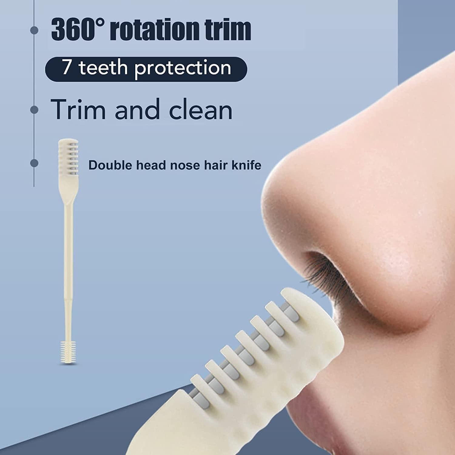 Juego de 2 Cortadores Manuales de Vello Facial Qintreesify