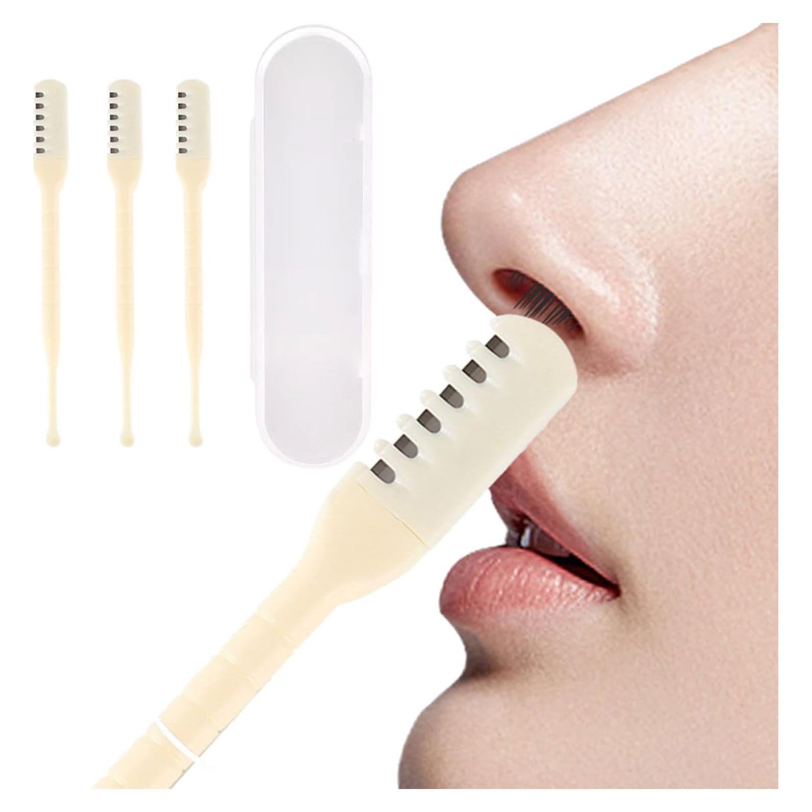 Cortador de Vello Nasal FREHOMEE Doble Cabeza Acero Inoxidable