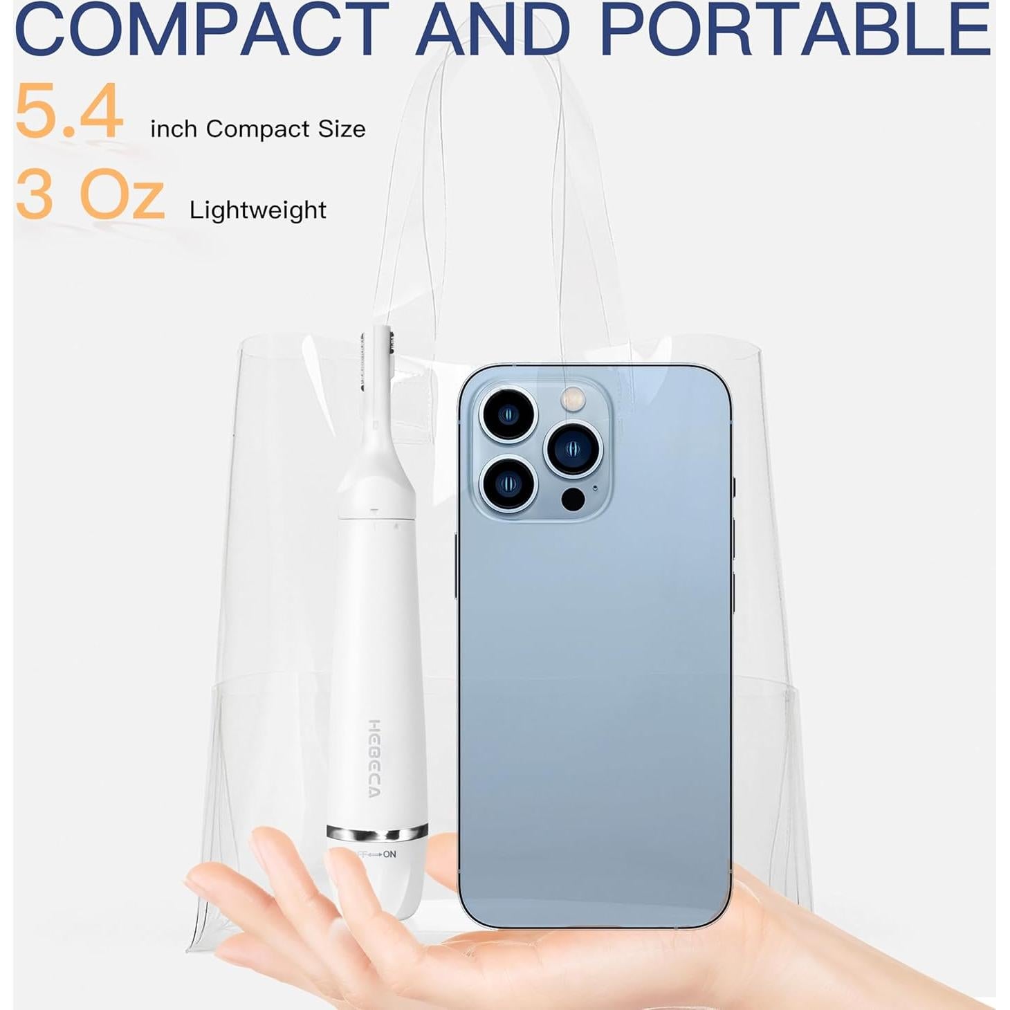 Recortador de Nariz y Oídos HEBECA FT3002 Recargable Impermeable