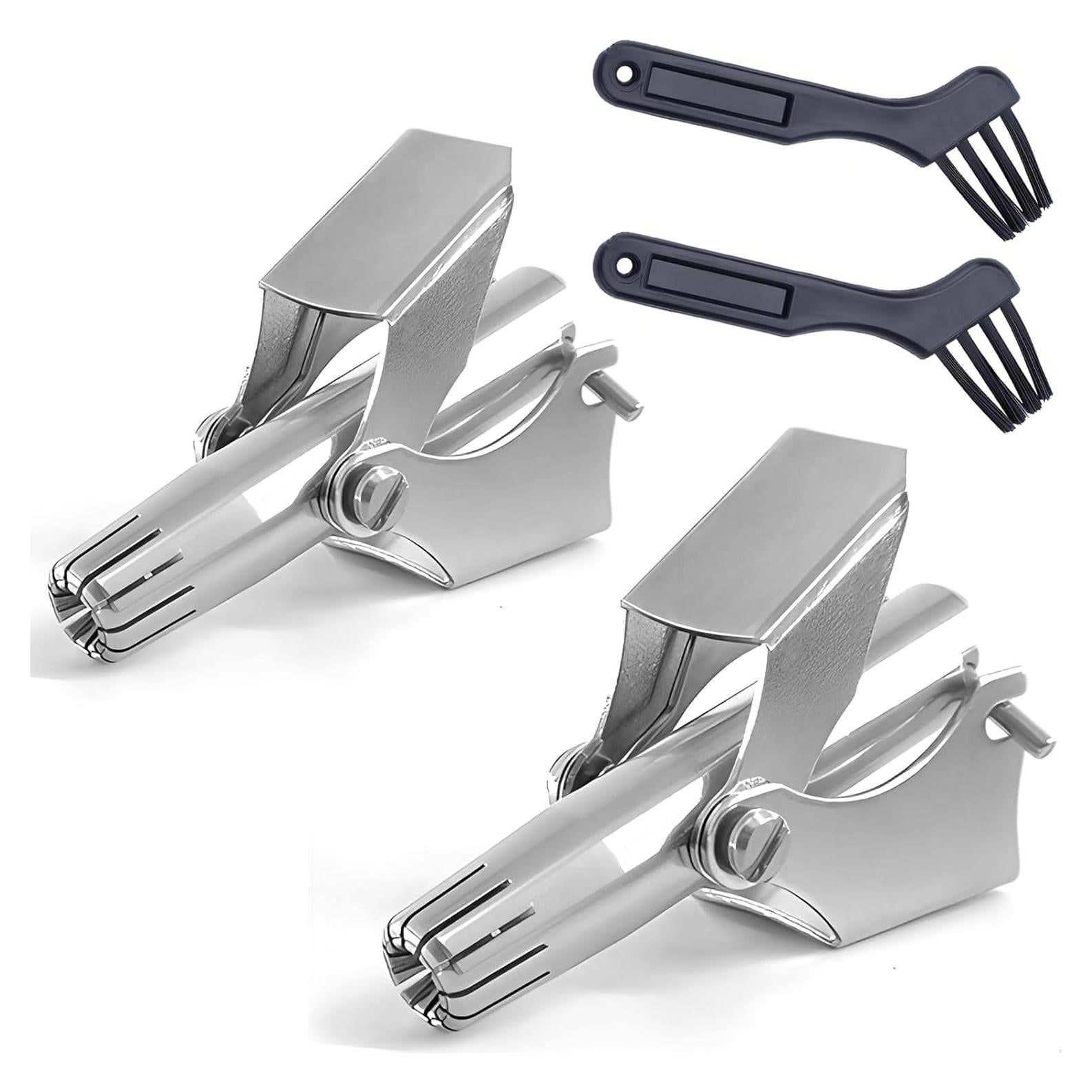 Cortador de Vello Nasal Manual Jaasuee Acero Inoxidable Impermeable