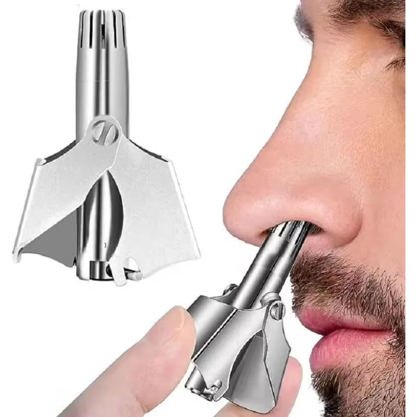 Recortador de Vello Nasal AALFA Acero Inoxidable Sin Batería