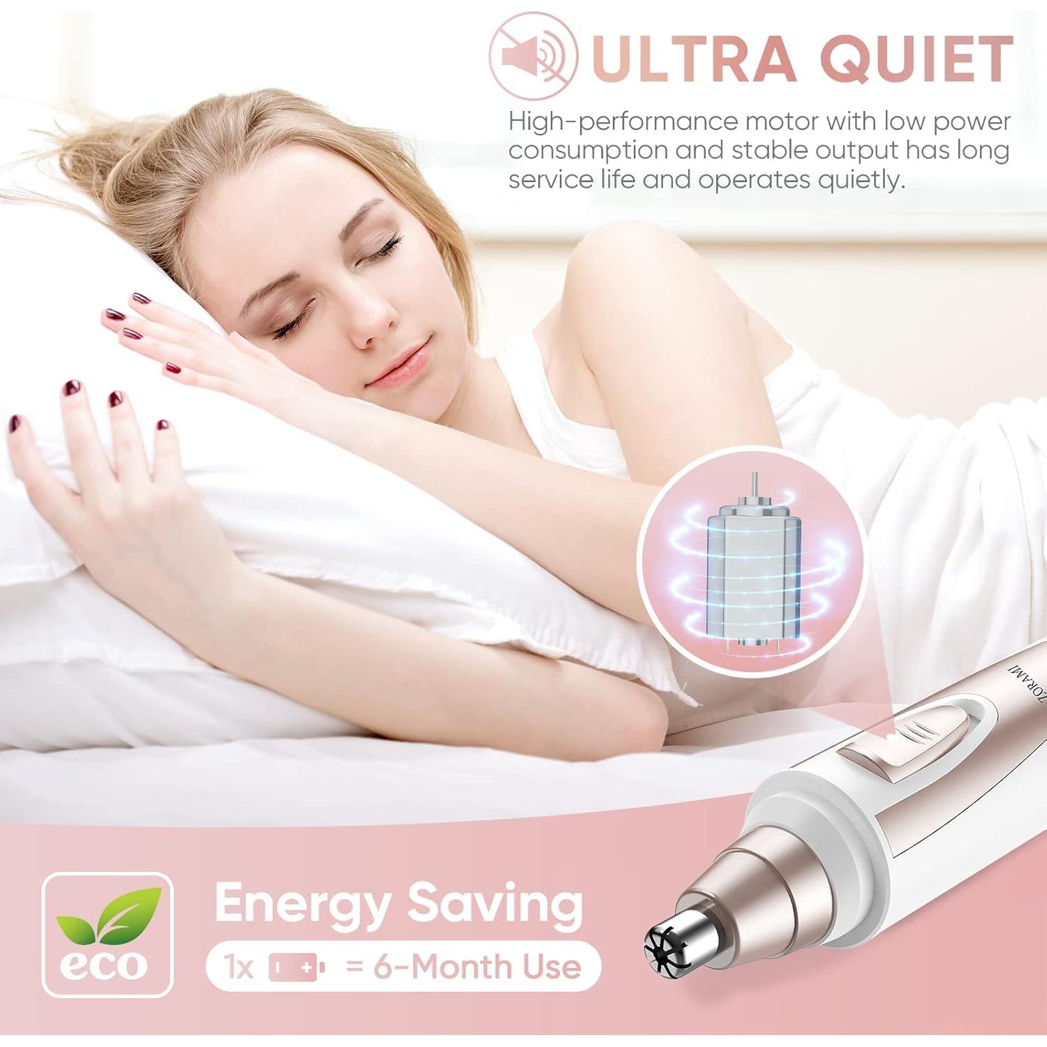 Recortador de Vello Nasal y Auricular ZORAMI - Profesional IPX7