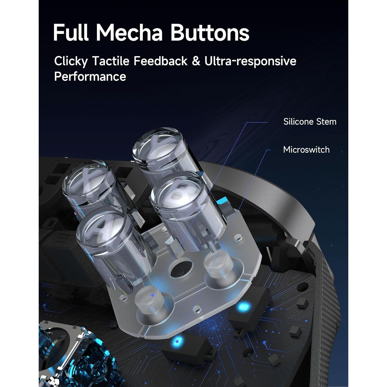 Controlador Inalámbrico EasySMX D10 - Gamepad Bluetooth para PC/Switch