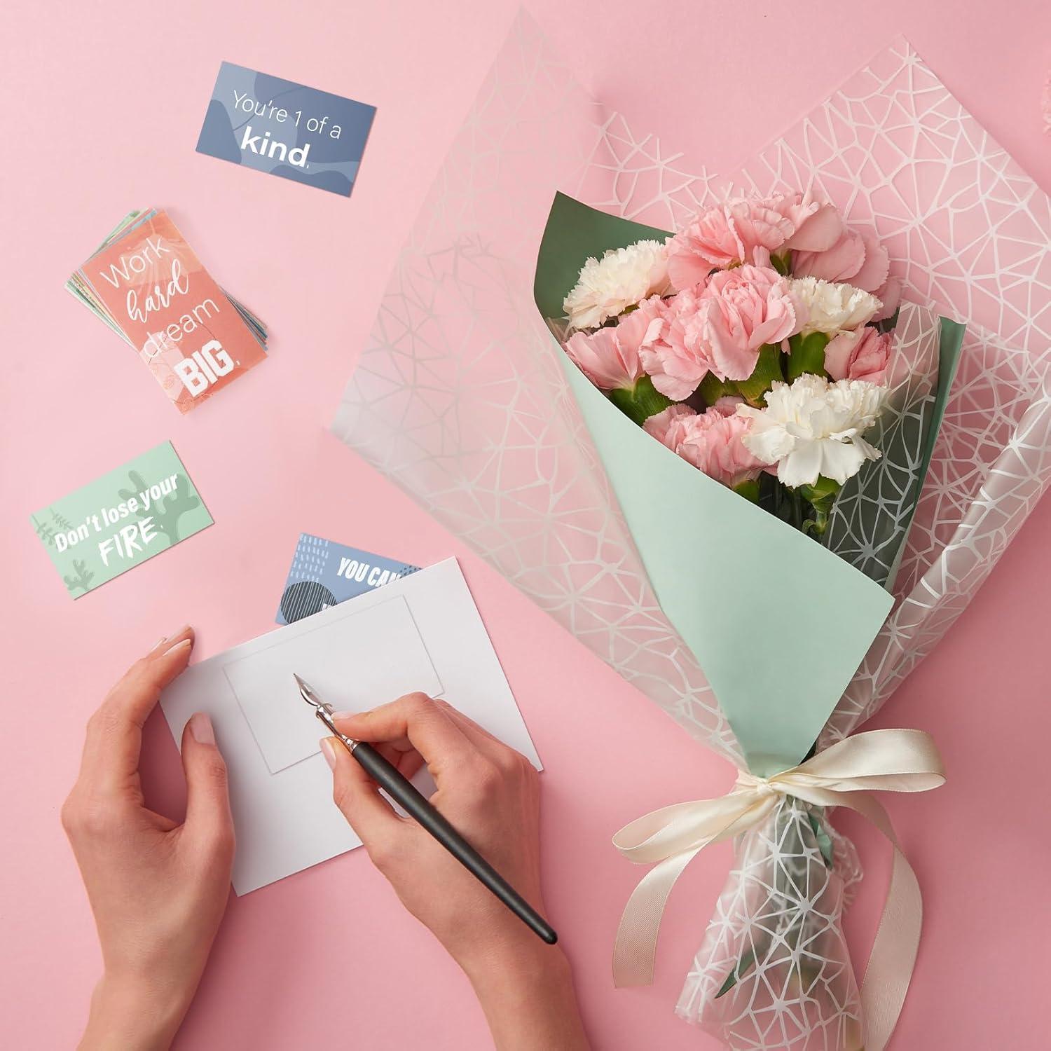 Tarjetas de Afirmación Jinei 300 Piezas Diseño Bohemio
