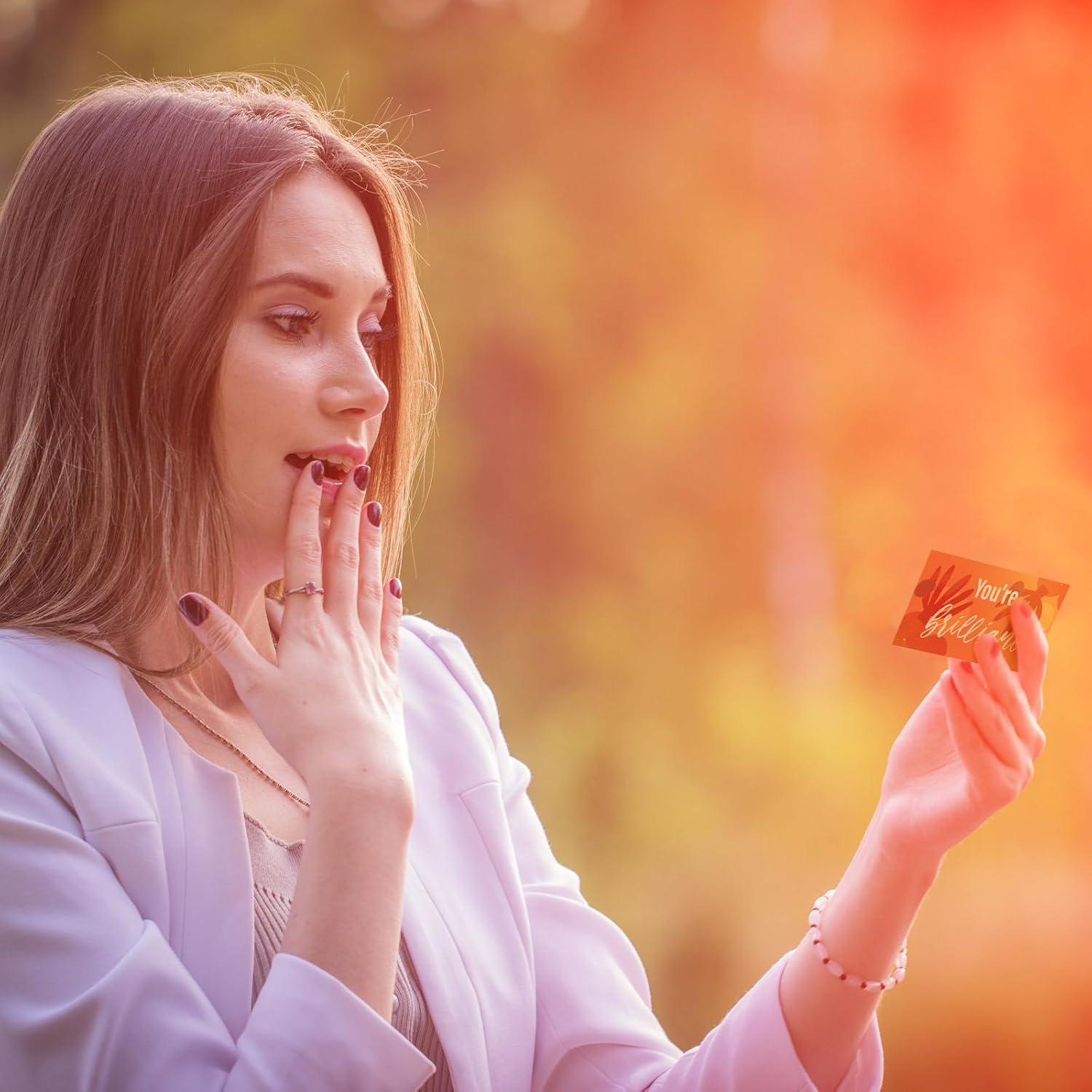 Tarjetas de Afirmación Jinei 300 Piezas Diseño Bohemio