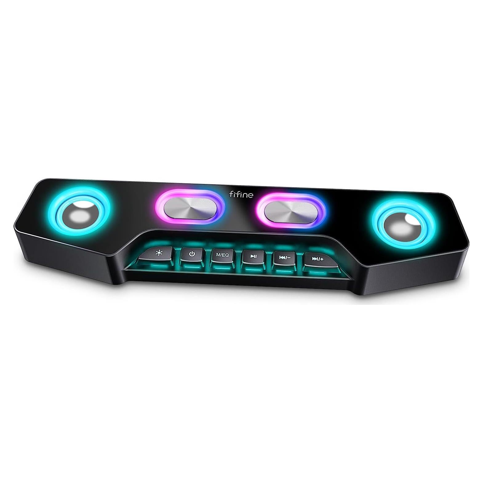 Altavoces Bluetooth Inalámbricos Fifine A16 RGB para PC