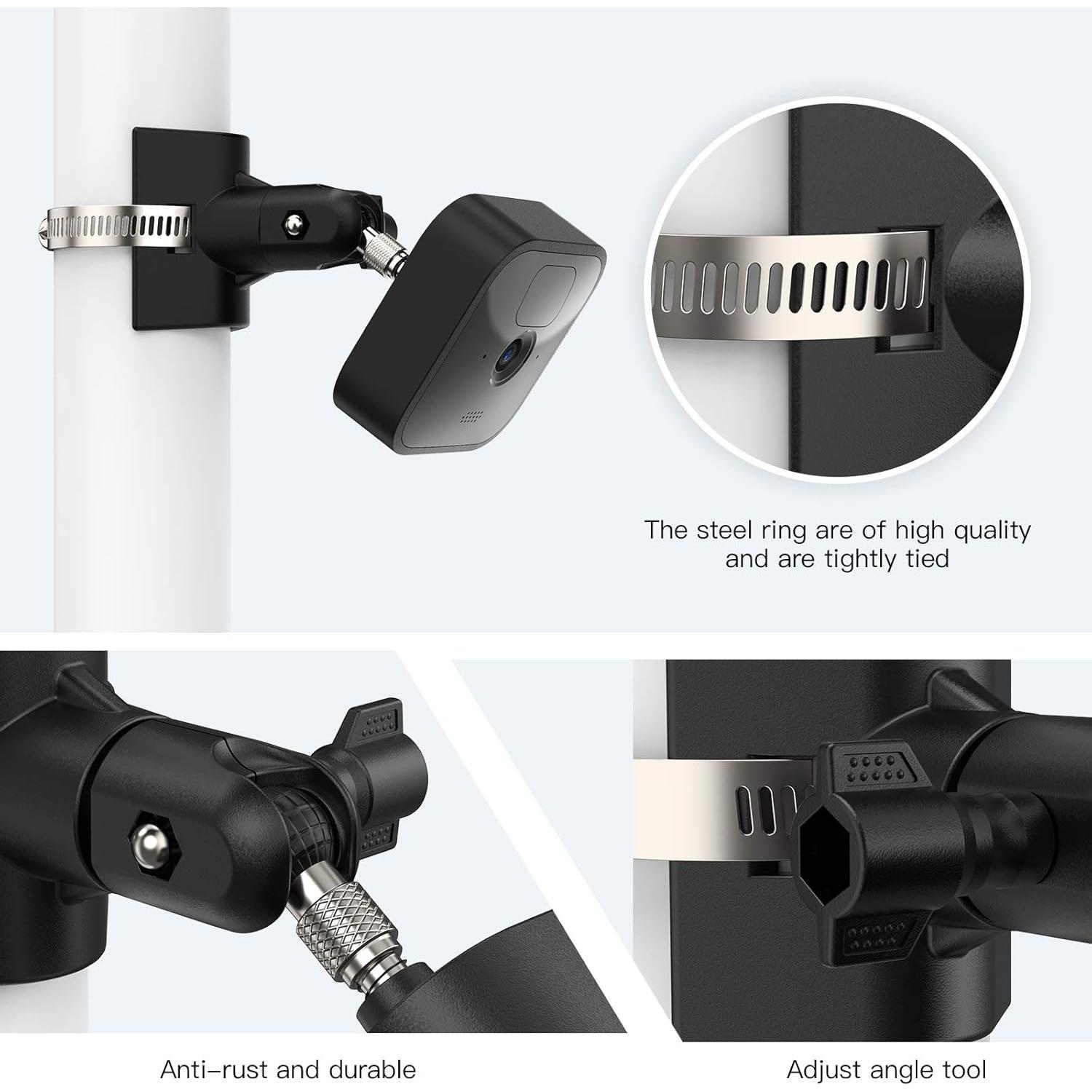 Soporte de Montaje en Poste para Cámara Blink HOLACA 1 Paquete
