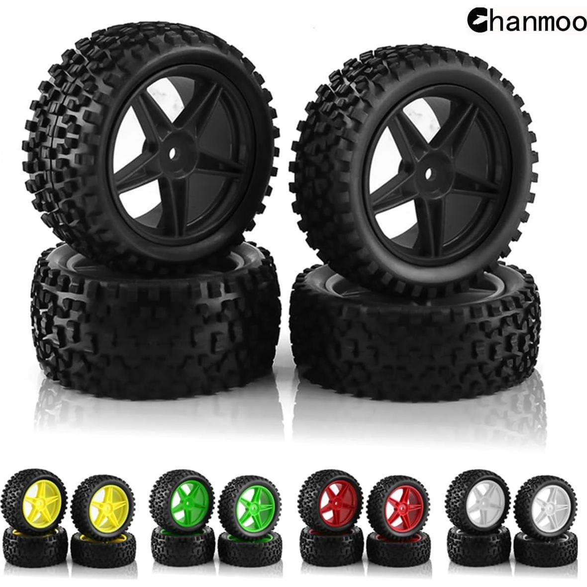 Juego de Neumáticos Off-Road RC 1:10 Chanmoo 87mm 4PCS