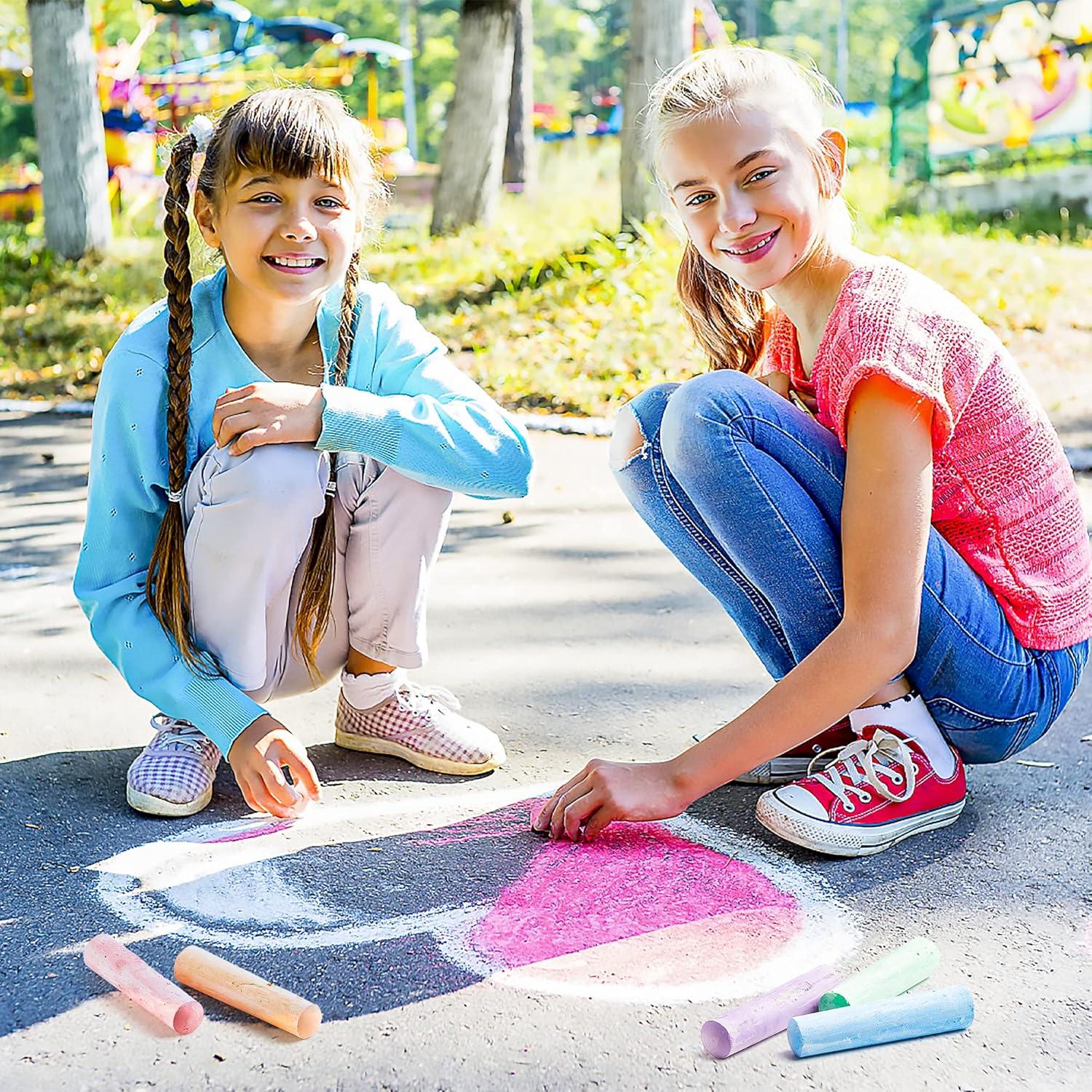 Tiza de Acera Feela 168 Piezas Jumbo 14 Colores