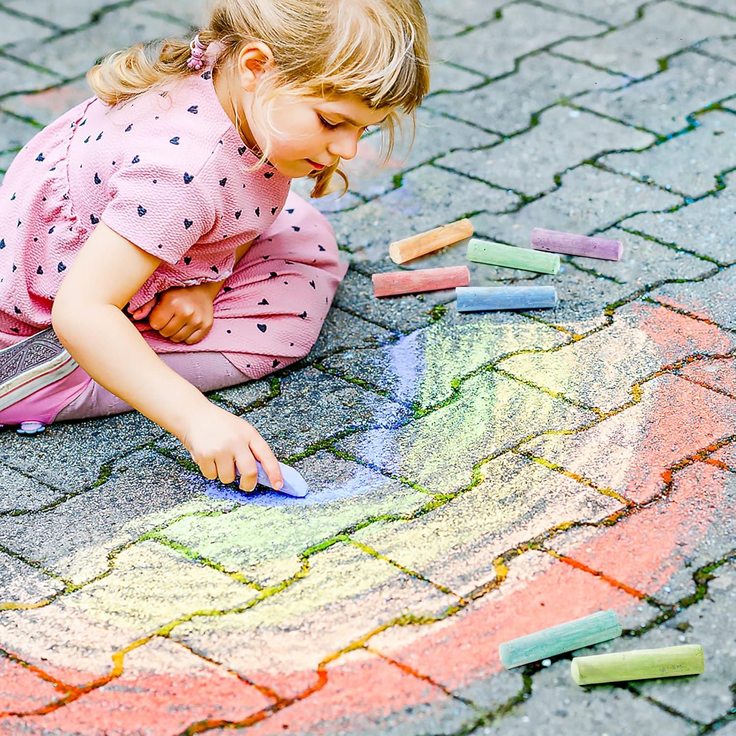 Tiza de Acera Feela 168 Piezas Jumbo 14 Colores