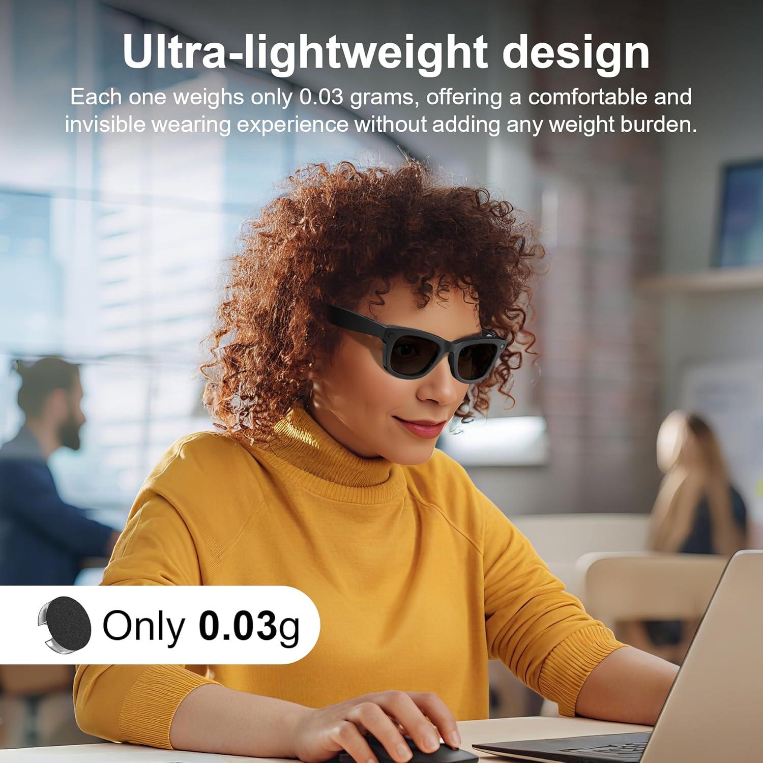 Pegatinas de Bloqueo de Luz LED HiBloks para Gafas Ray-Ban y Oakley - 12 Pcs