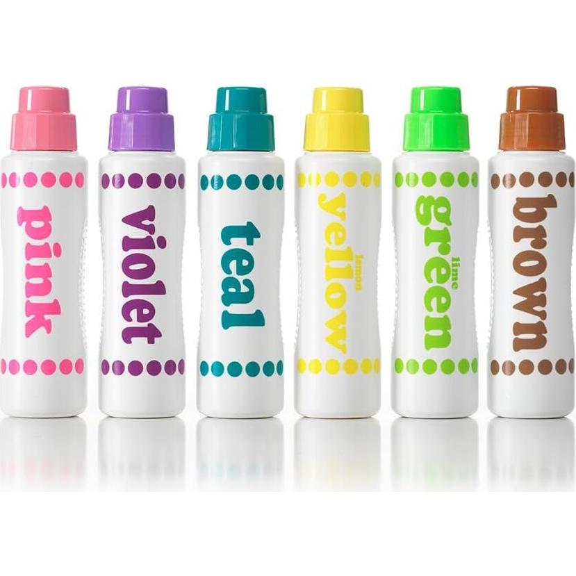 Marcadores Do A Dot Art! 6 Colores Brillantes Lavables