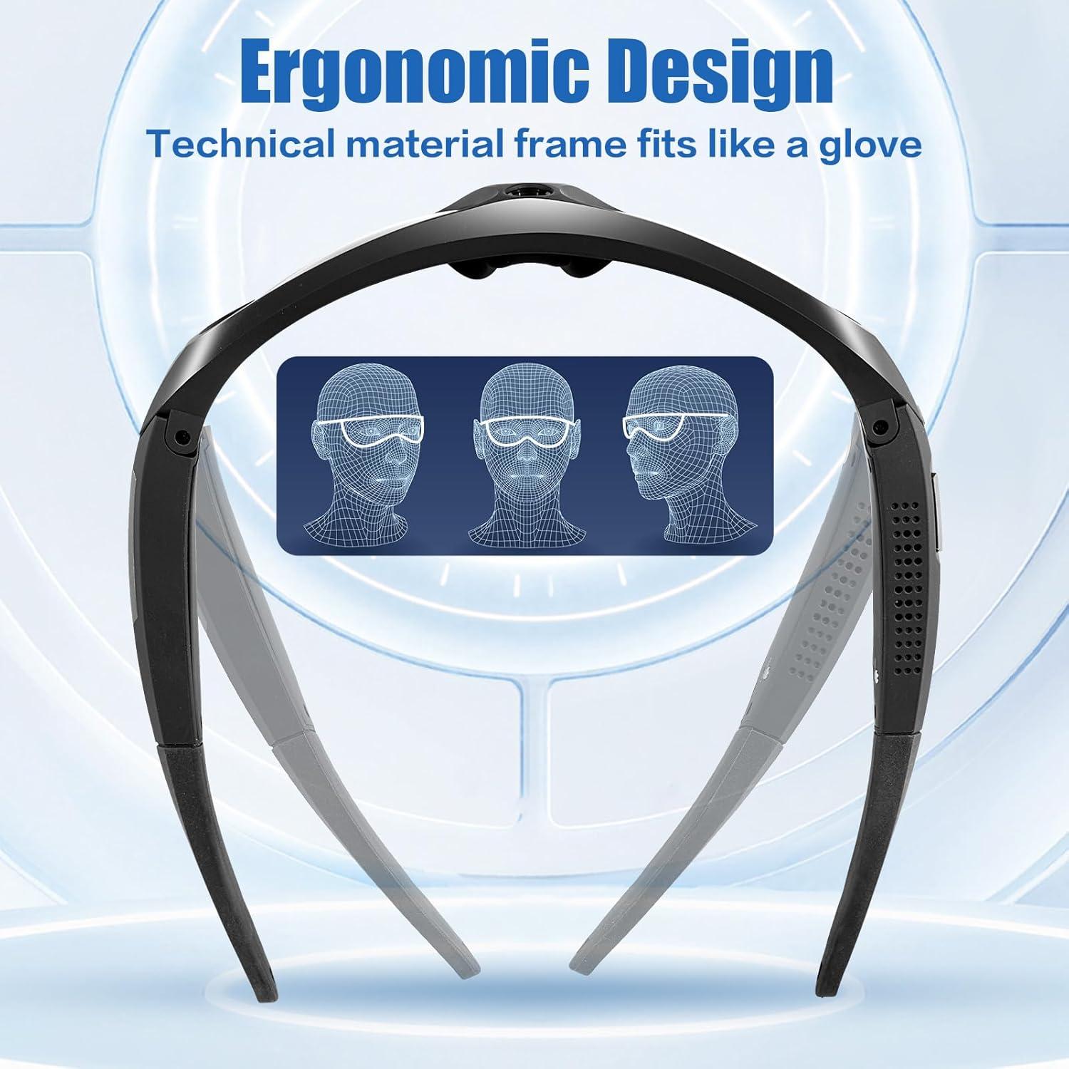 Cámara de Video Deportiva FlyGift 4K con Gafas UV400 y 64GB