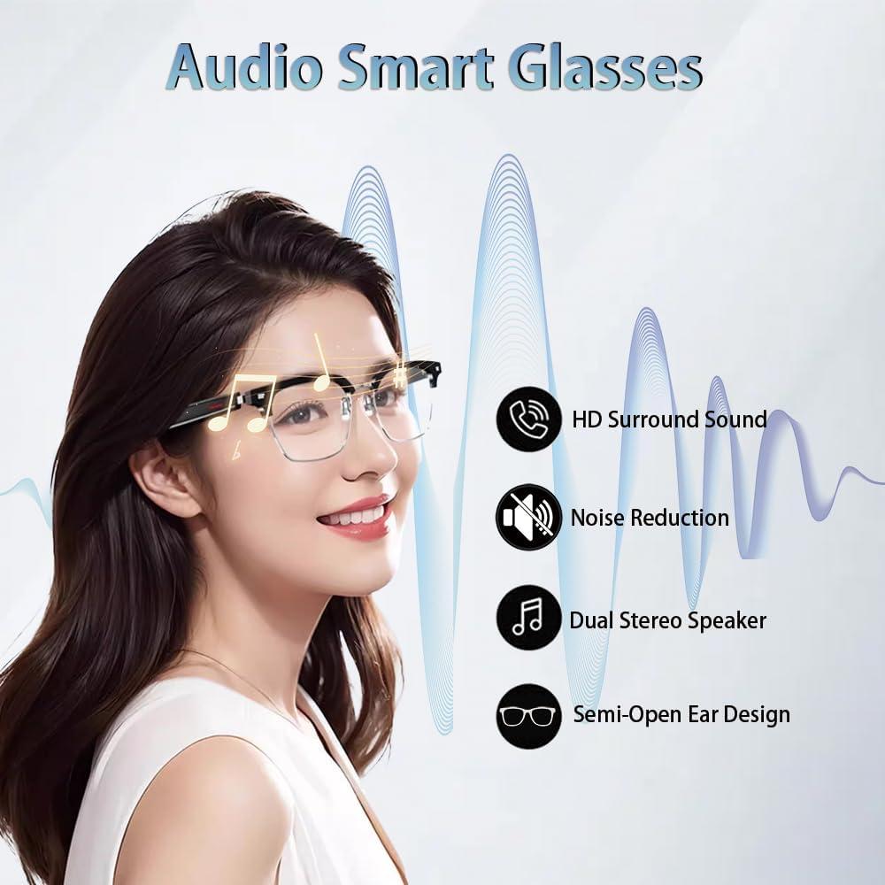 Gafas Inteligentes BLESSOURCE con Audio Bluetooth y Lentes UV400