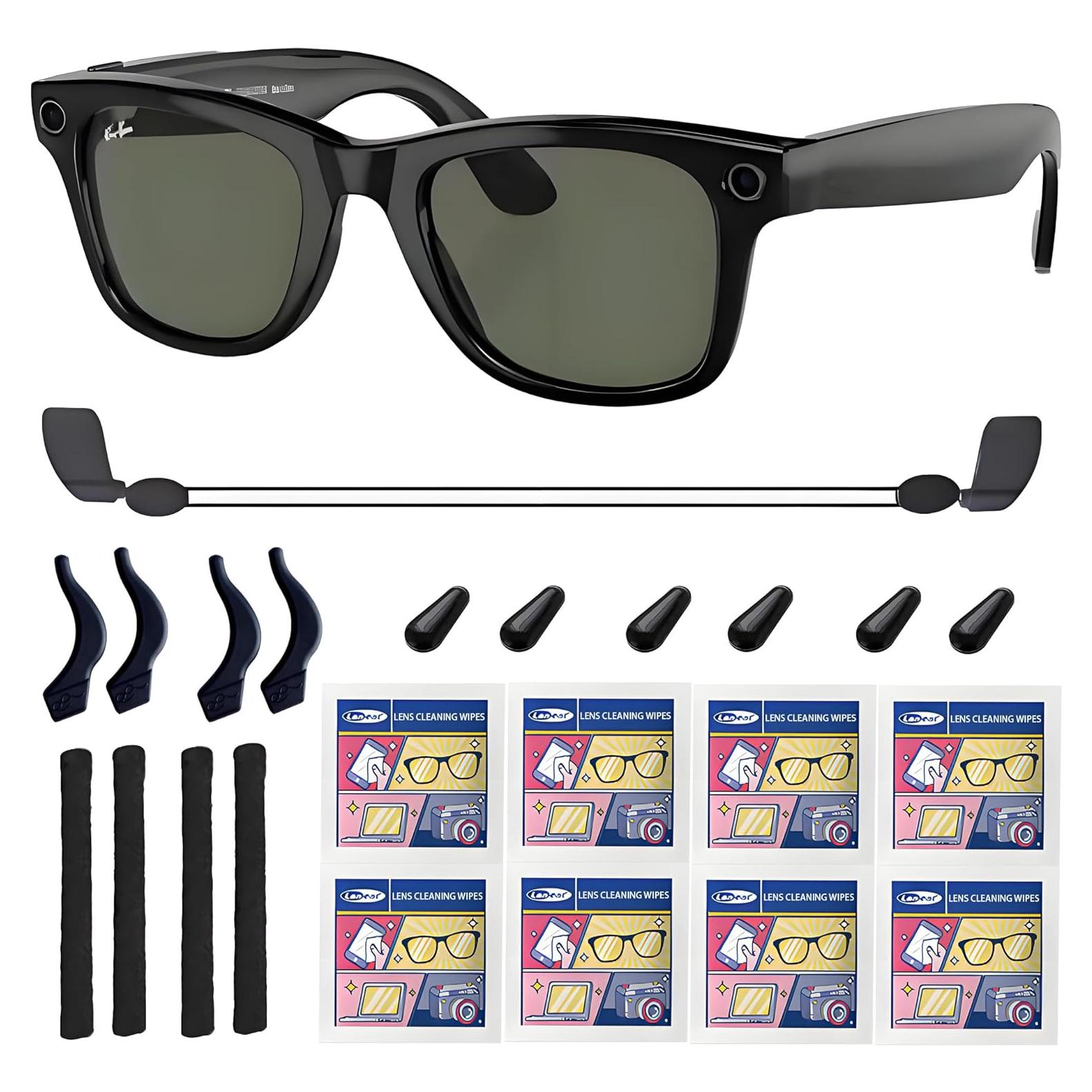 Accesorios para gafas inteligentes Ray-Ban Meta Wayfarer - 6 pares almohadillas y más