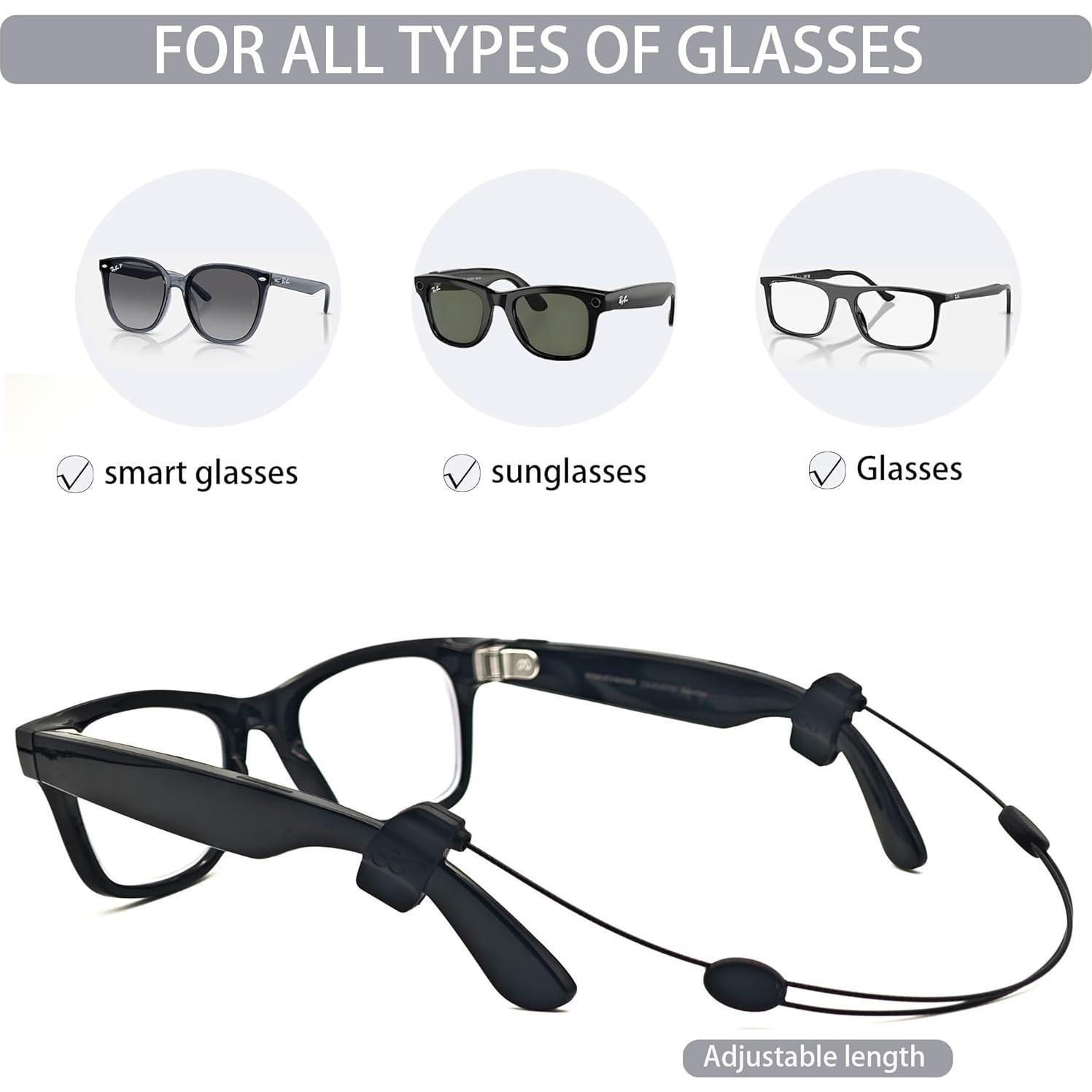 Accesorios para gafas inteligentes Ray-Ban Meta Wayfarer - 6 pares almohadillas y más