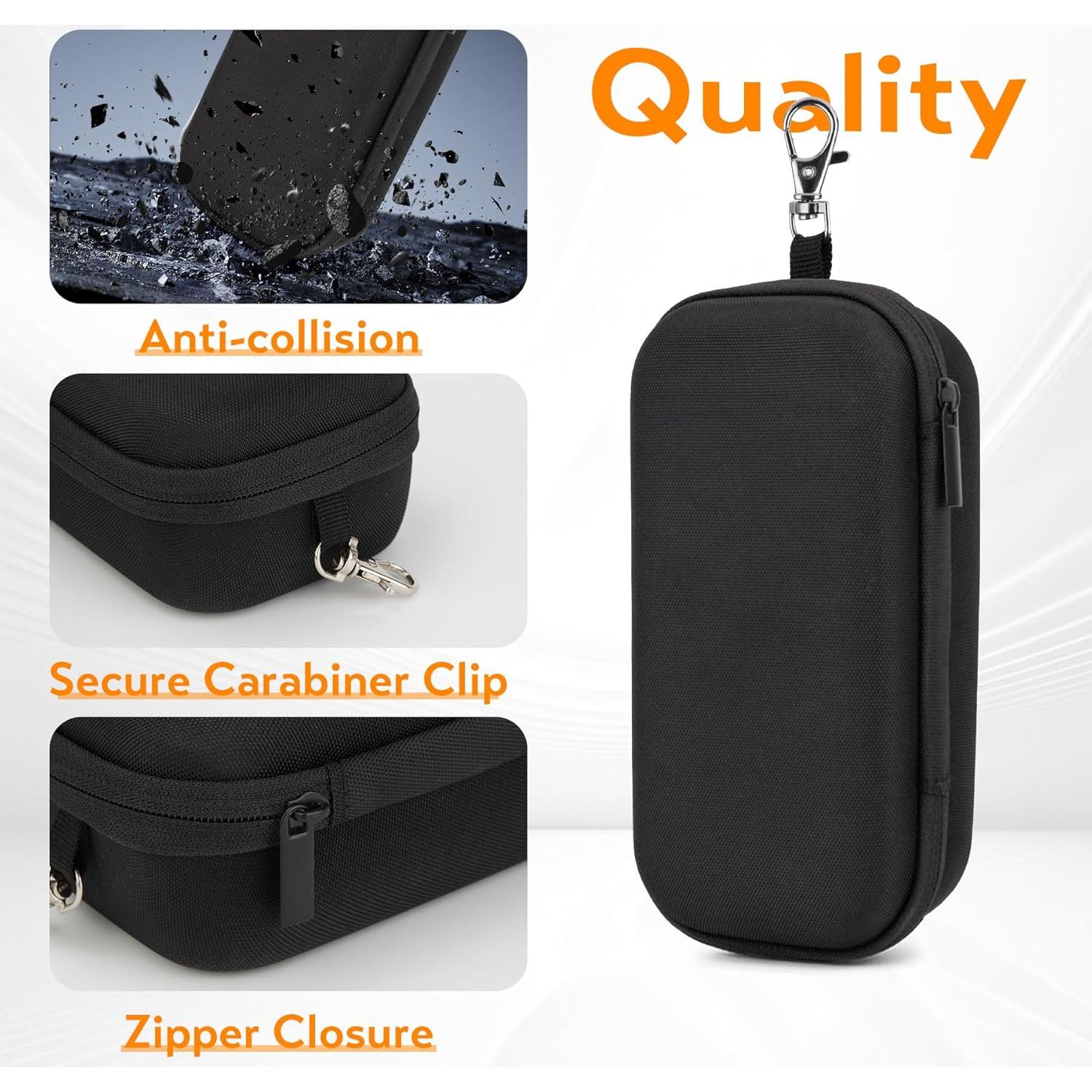 Estuche Doble para Gafas Ray-Ban Meta Negro 18.5x10.7cm