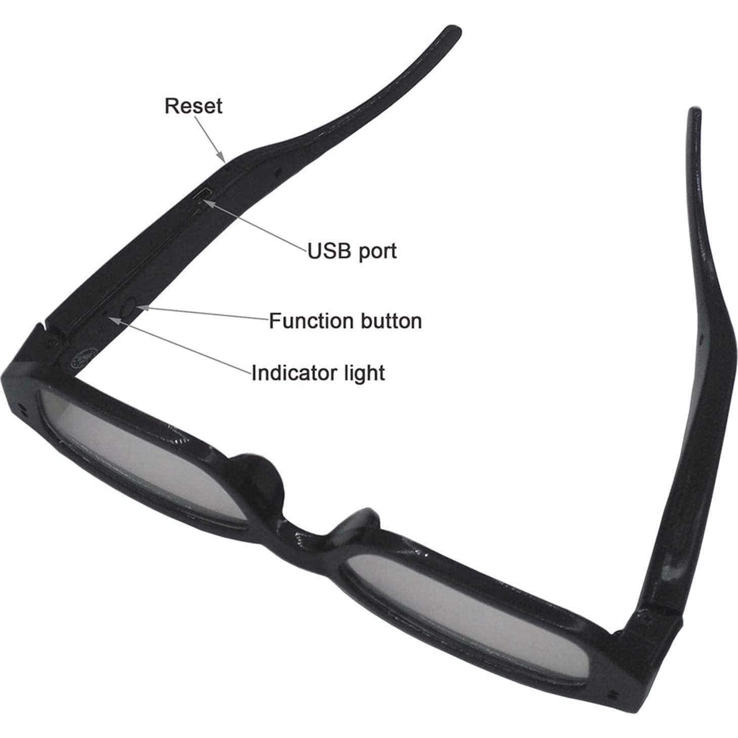 Gafas de cámara inteligente KONLEYA HD 1080P para deportes