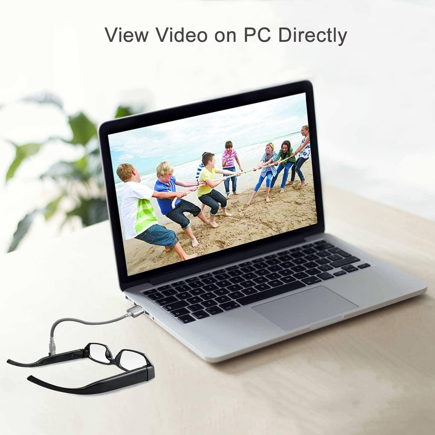 Gafas de cámara inteligente KONLEYA HD 1080P para deportes