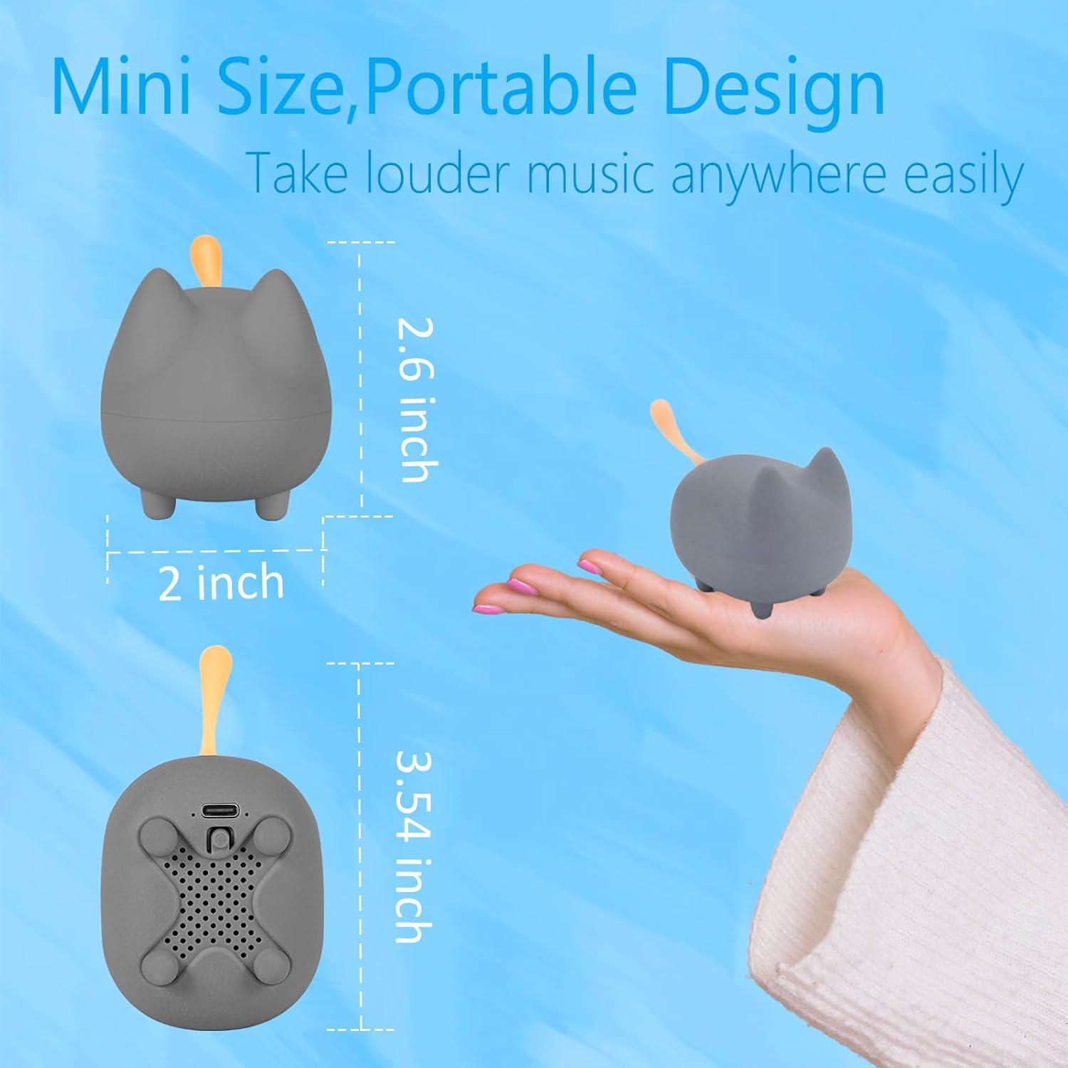 Altavoz Bluetooth Portátil Gingo Kitty Gris - 40H Batería, TWS