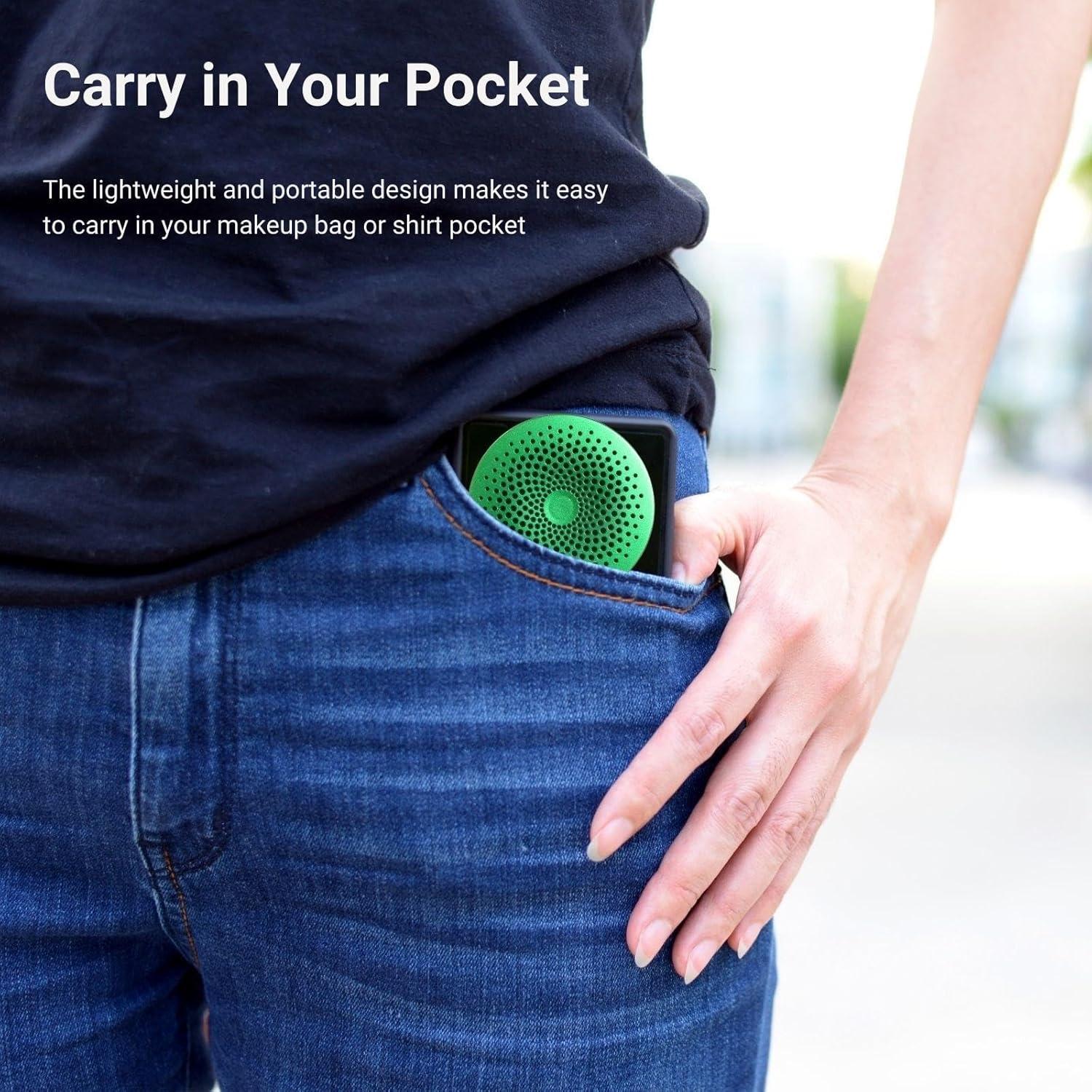 Altavoz Mini Bluetooth Holiday S6 Verde, 6 Horas de Batería