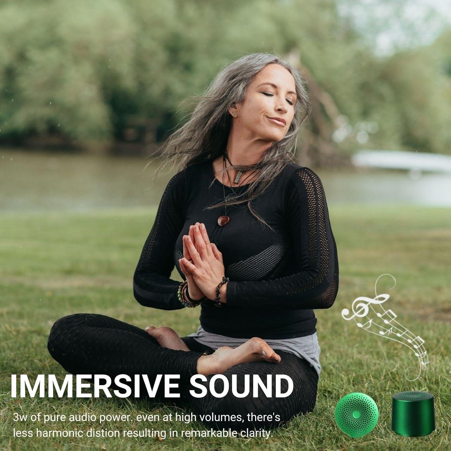 Altavoz Mini Bluetooth Holiday S6 Verde, 6 Horas de Batería