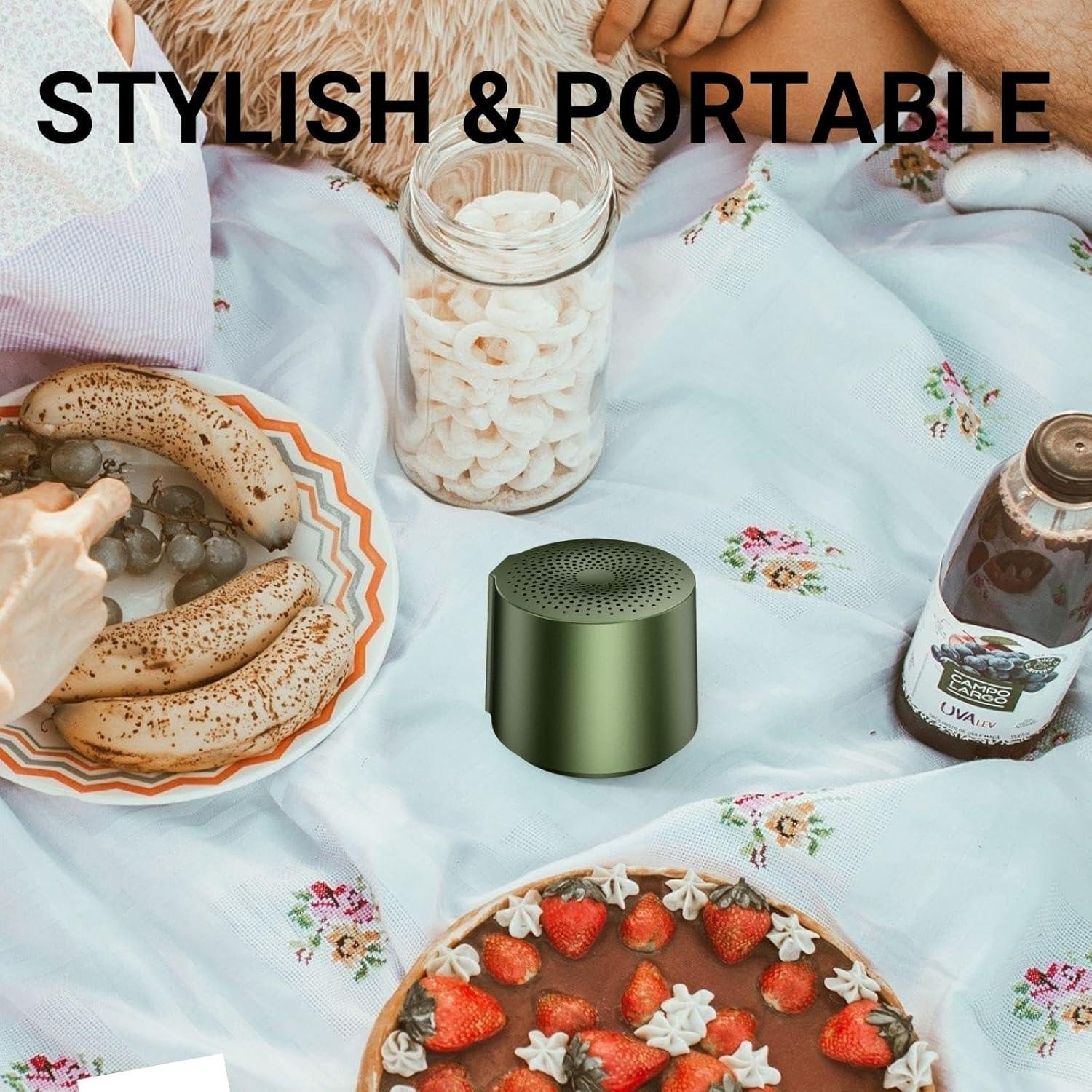 Altavoz Mini Bluetooth Holiday S6 Verde, 6 Horas de Batería