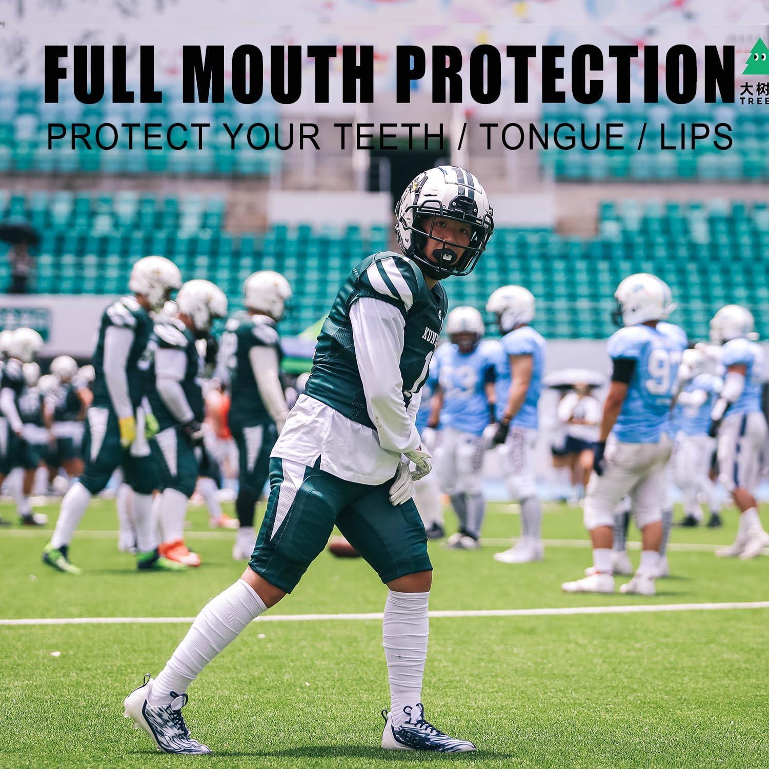 Protector Bucal GY Negro para Fútbol, Boxeo y Deportes de Contacto