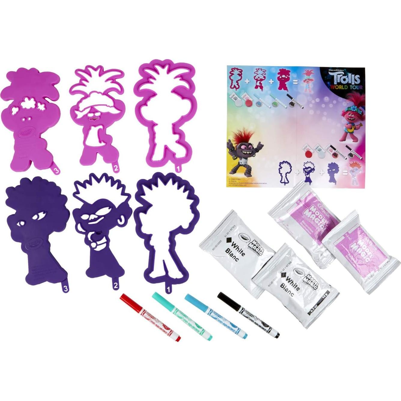 Crayola Model Magic Stackers Trolls 2 - Kit de Manualidades
