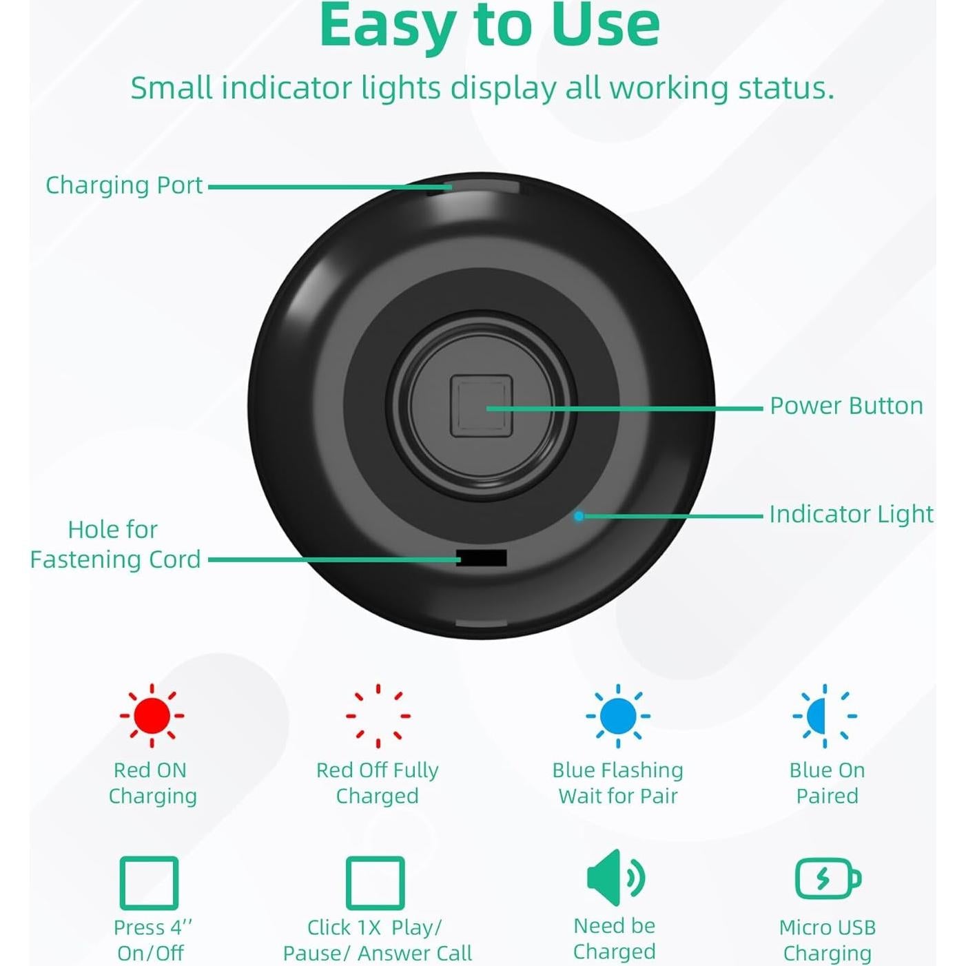 Altavoces Bluetooth Portátiles SEVENKA 2 Mini 3W Azul