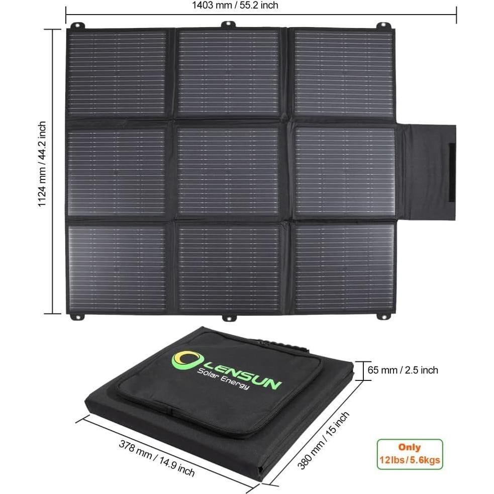 Manta Solar 200W LENSUNSOLAR 12V Ultra Compacta 5.19 kg