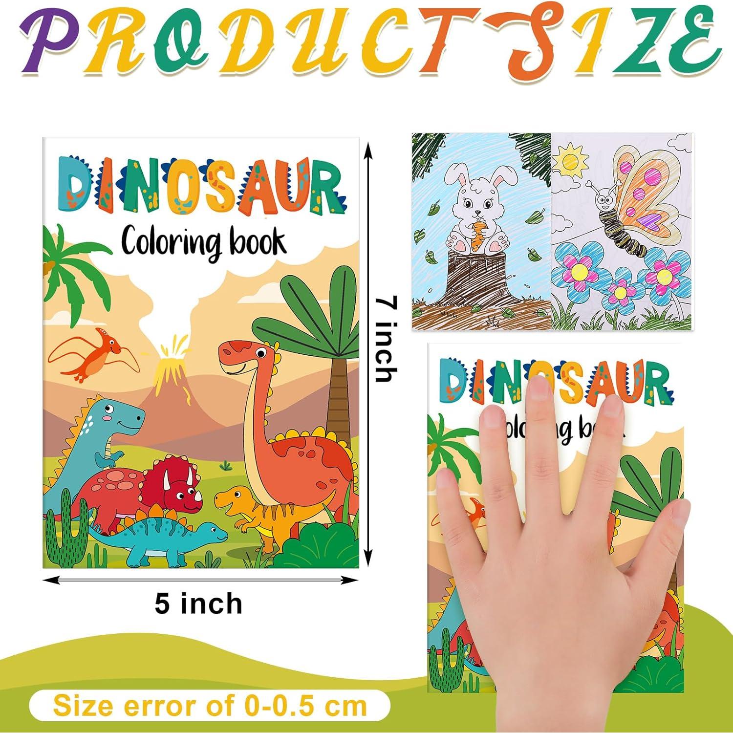 Libros para Colorear Fulmoon 144 Pcs con Crayones para Niños 3-10 Años