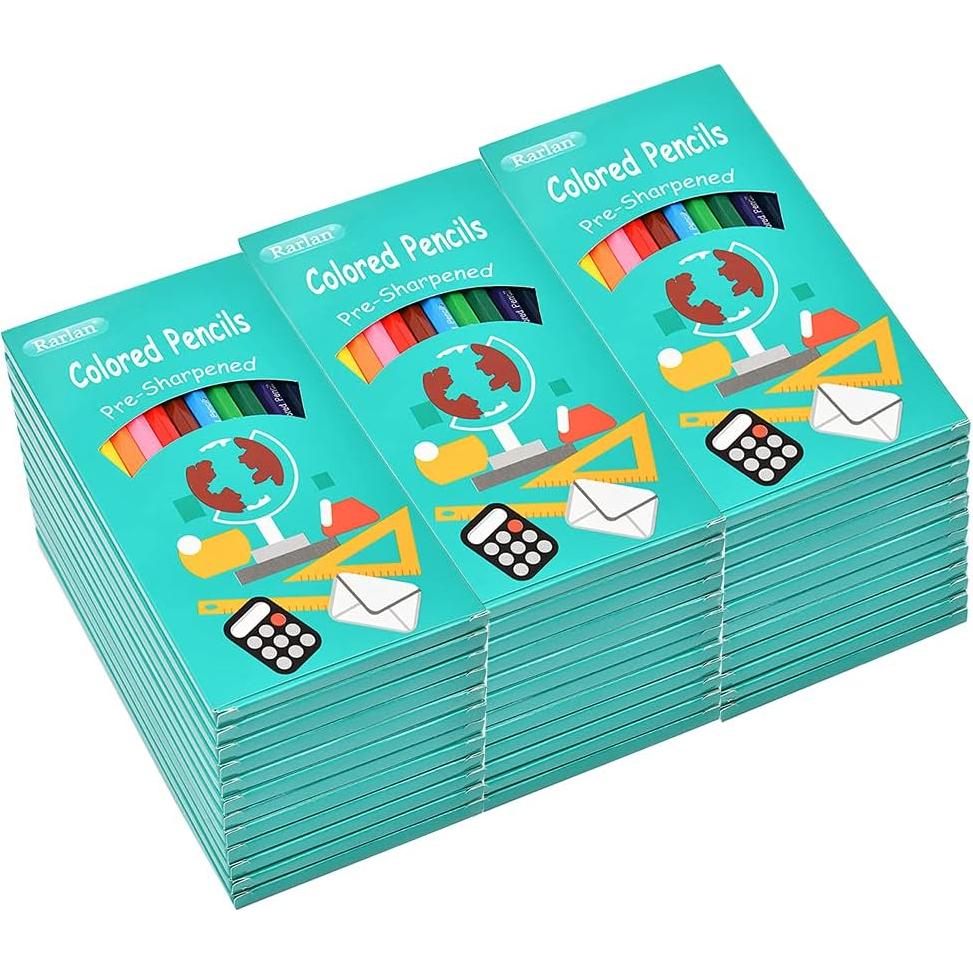 Lápices de Color Rarlan 36 Paquetes de 12 Colores Variados