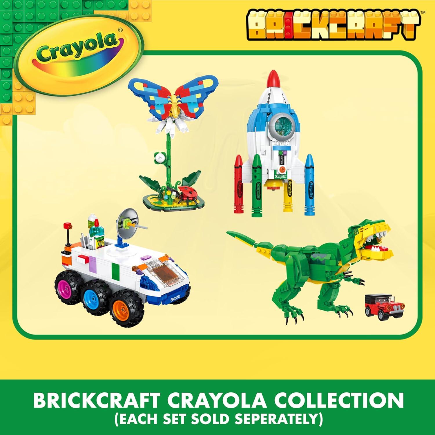 Juego de Construcción Crayola T-Rex Posable 462 Piezas