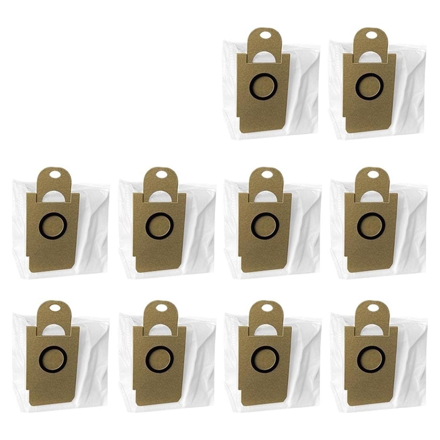 Dust Bags Parts，Compatible For Lydsto， R1 Robot Vacuum Cleaner Household Sweeper Cleaning Tool Sweeping Garbage Bag Replacement Accessory(10pcs)