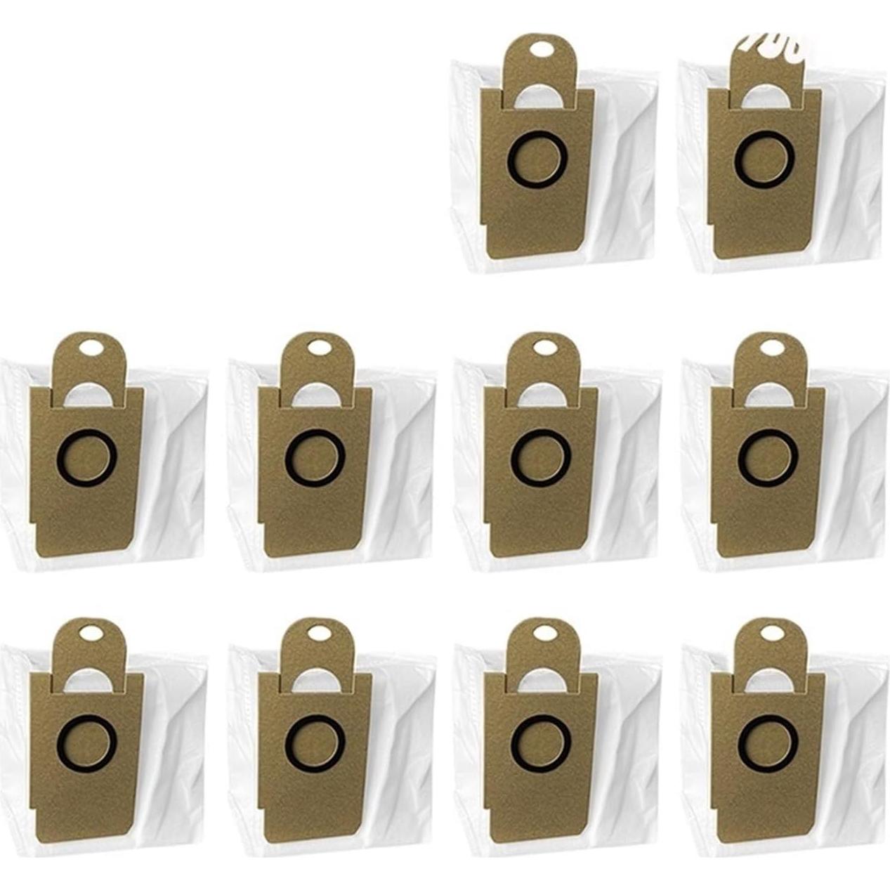 Dust Bags Parts，Compatible For Lydsto， R1 Robot Vacuum Cleaner Household Sweeper Cleaning Tool Sweeping Garbage Bag Replacement Accessory(10pcs)