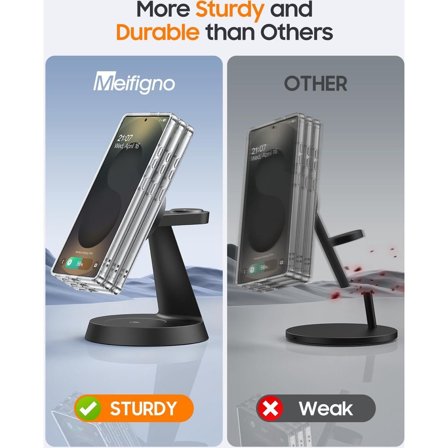 Cargador Inalámbrico Magnético 3 en 1 Samsung F9