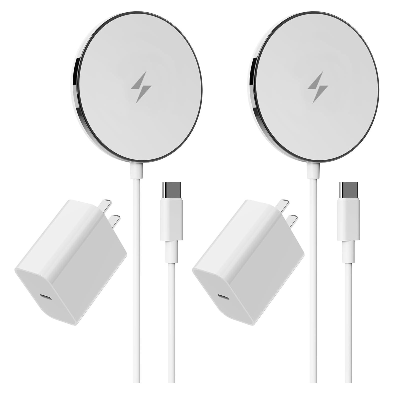 Cargador Inalámbrico Mag-Safe 15W Apple - Paquete de 2